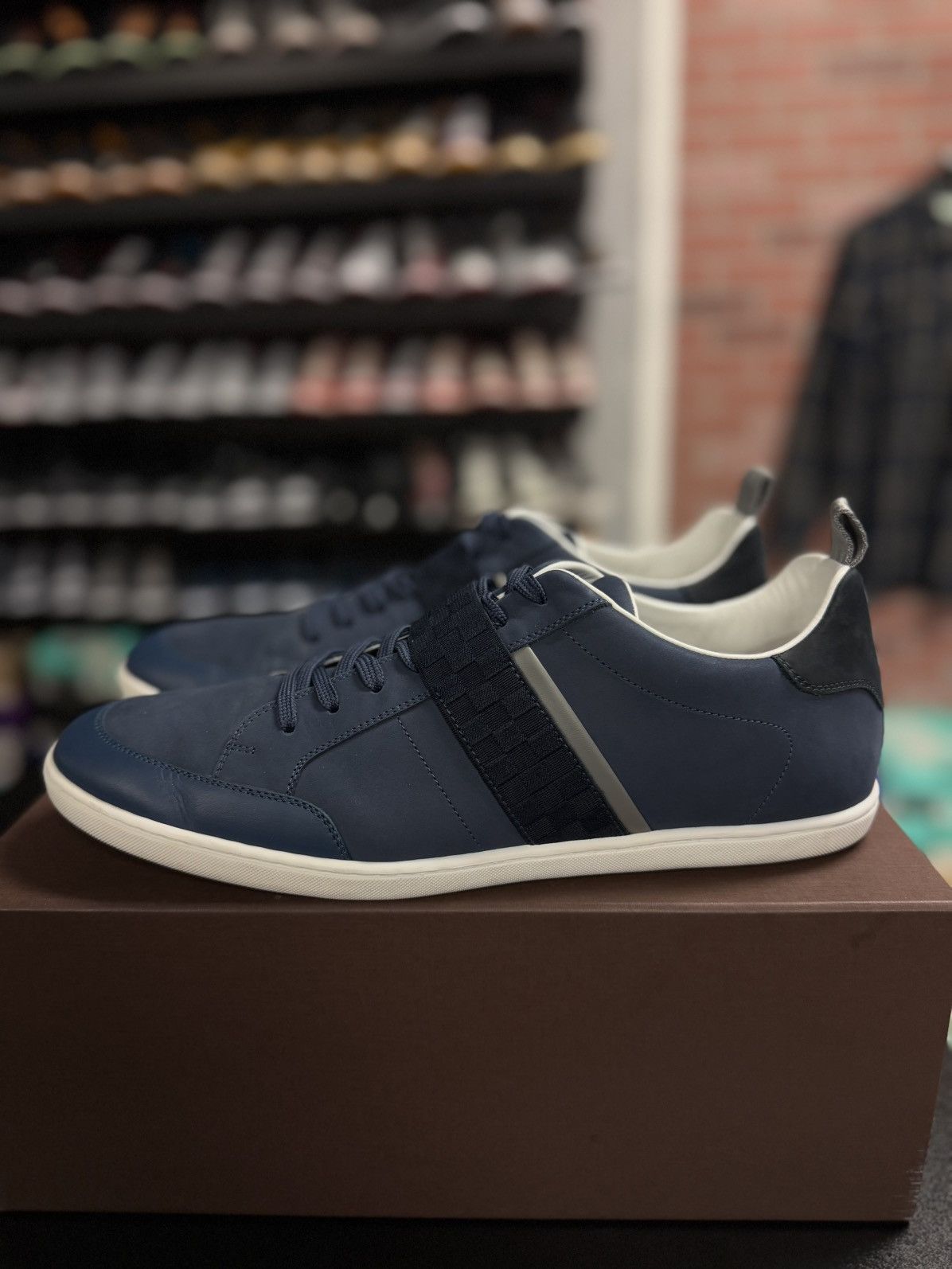 Louis Vuitton Louis Vuitton Blue Lowtop Sneaker Size 10UK/11US Size US 11 / EU 44 - 6 Thumbnail