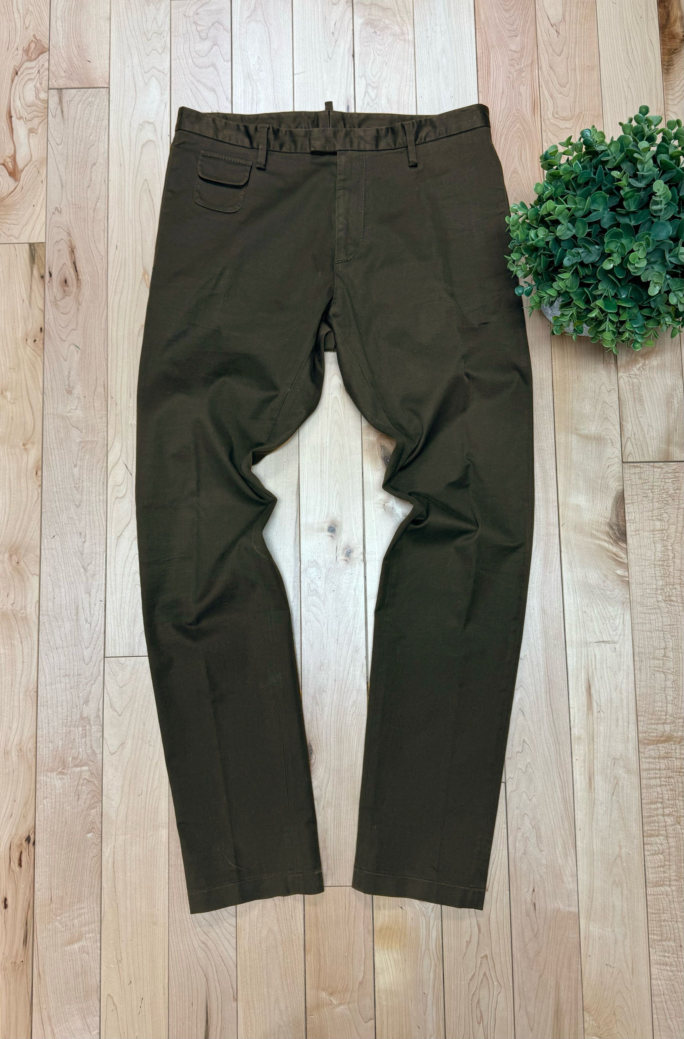 Dsquared2 2000s Dsquared2 ‘Cargo Pocket’ Brown Slim/Skinny Pants Size US 32 / EU 48 - 1 Thumbnail
