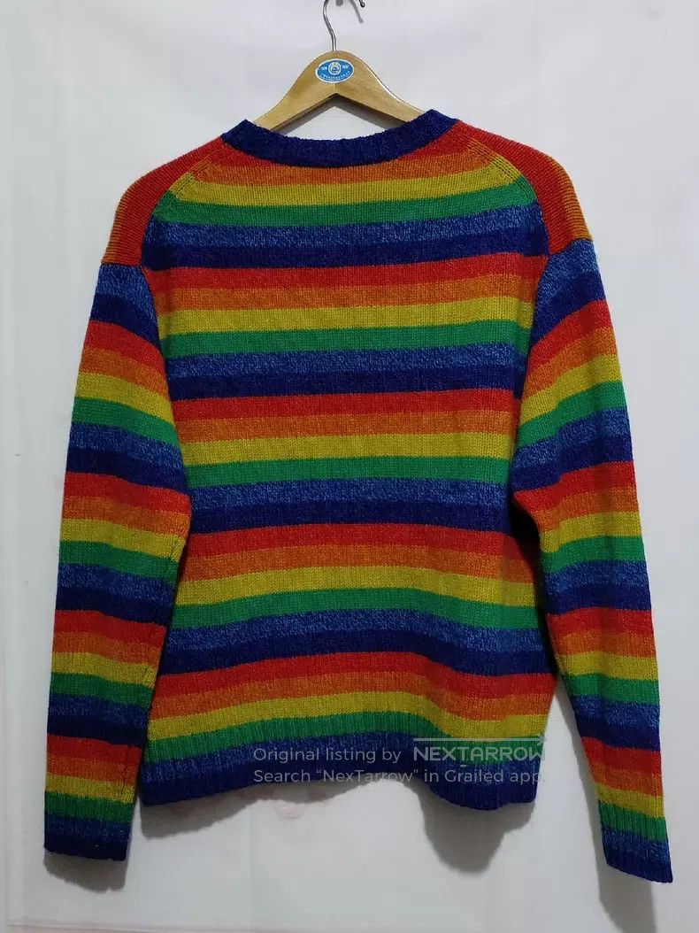 Acne Studios Acne Studios Rainbow color-blocked striped wool knitted sw Size US M / EU 48-50 / 2 - 2 Thumbnail