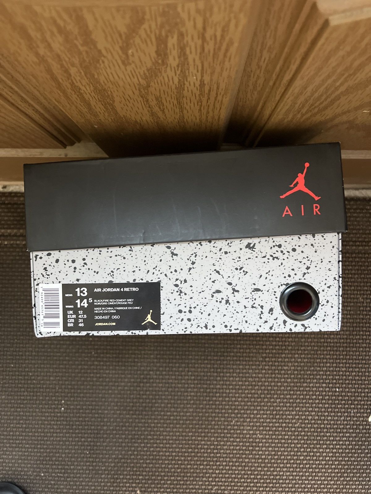 Jordan Brand Bred 4 Size 13 2019 Release Size US 13 / EU 46 - 9 Thumbnail