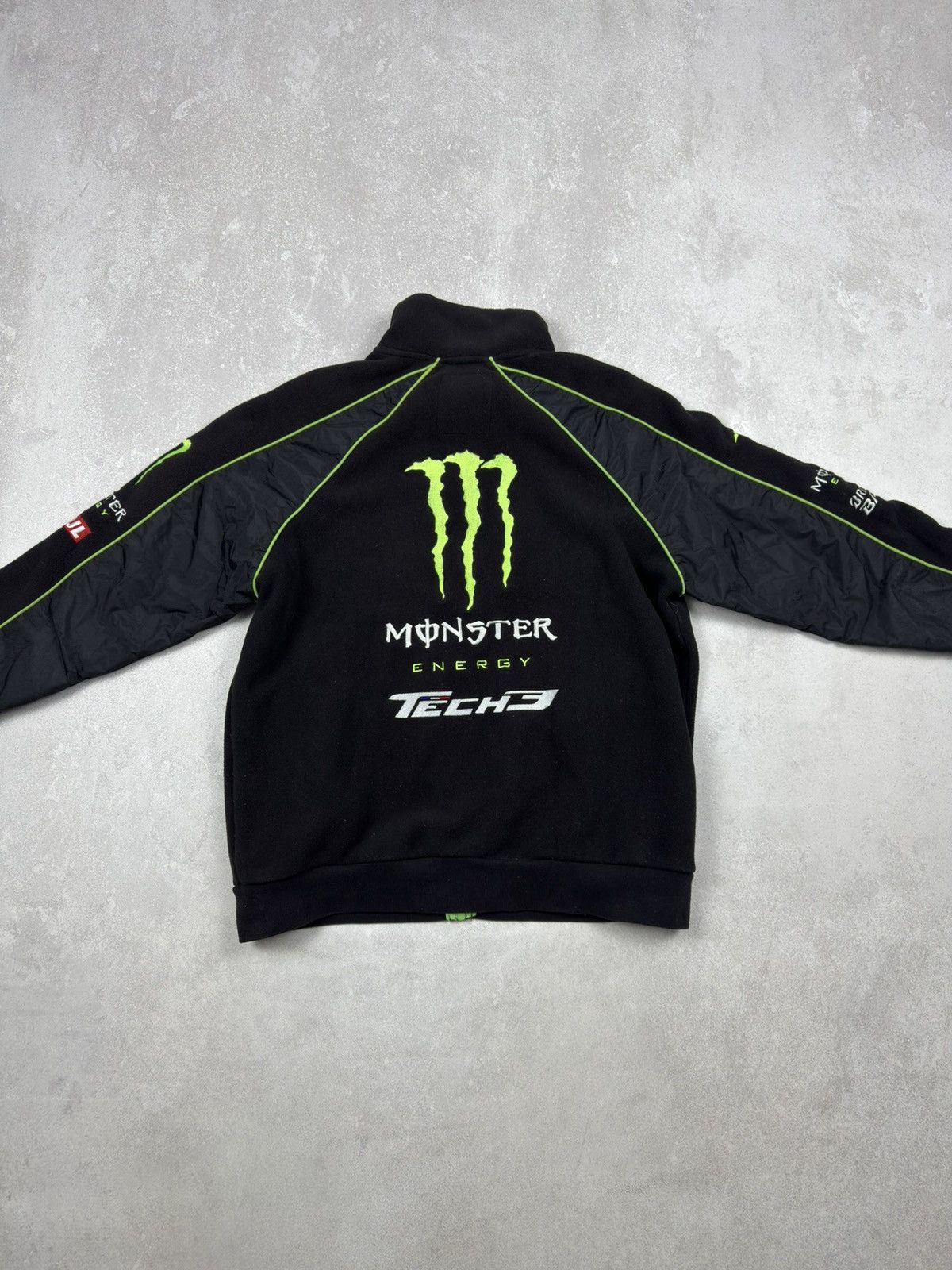 Fox Racing Monster Energy Tech3 MotoGP Vintage Racing Fleece Jacket Y2K Size US S / EU 44-46 / 1 - 13 Thumbnail