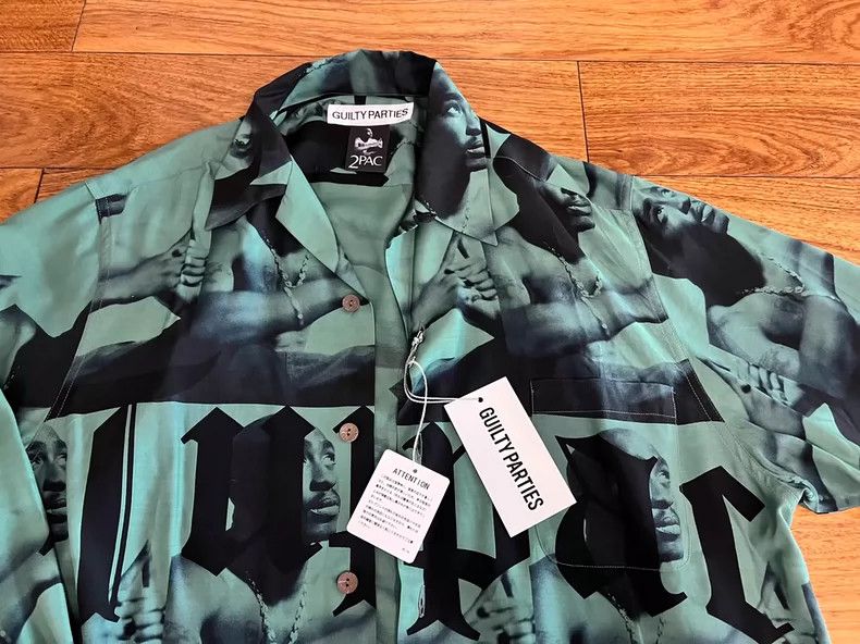 Wacko Maria 23ss collaboration 2pac rapper long sleeve shi