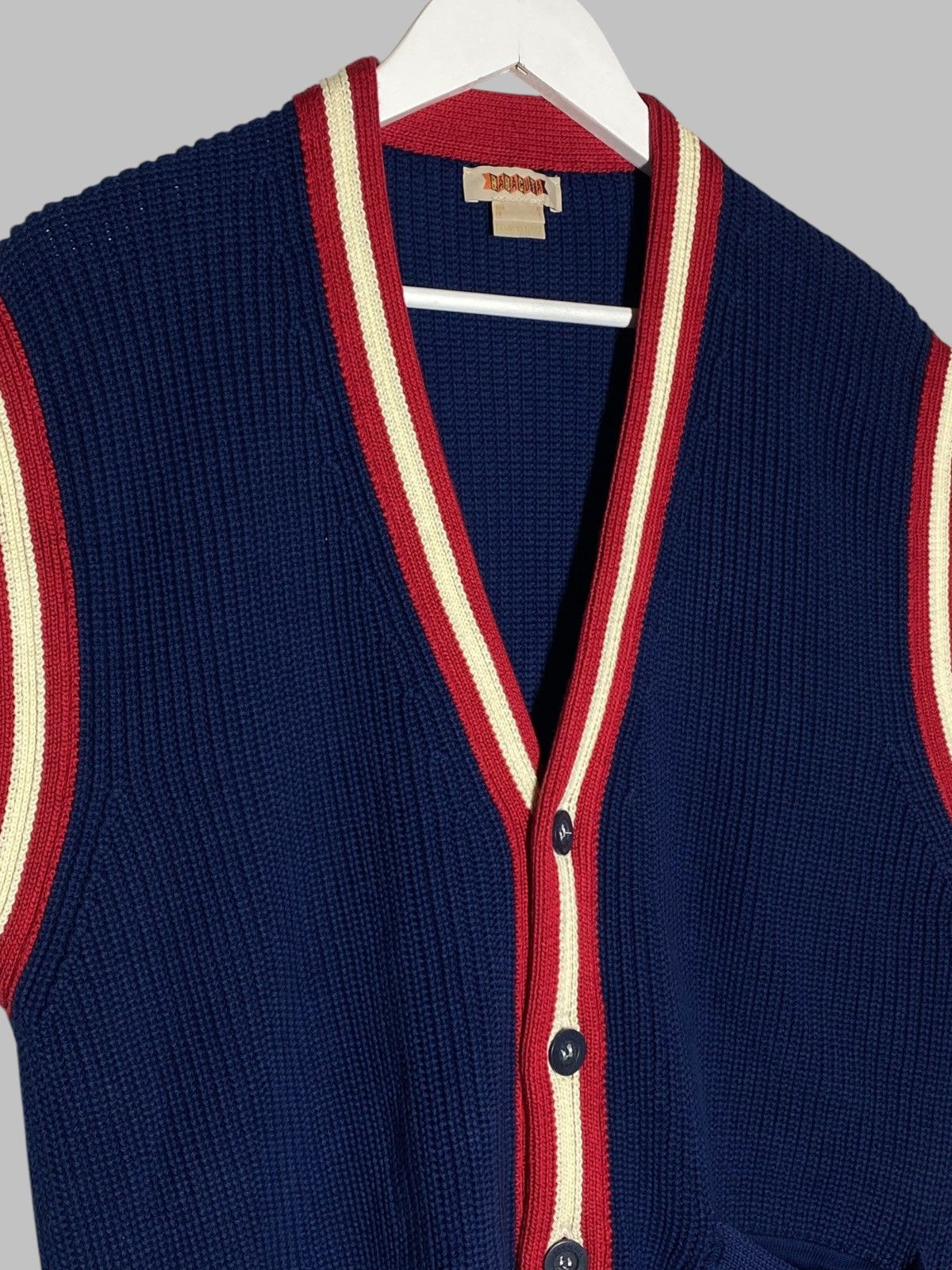 Baracuta Baracuta Cotton Knit Cardigan Vest Sweater Fisherman Grandpa Size US M / EU 48-50 / 2 - 3 Thumbnail