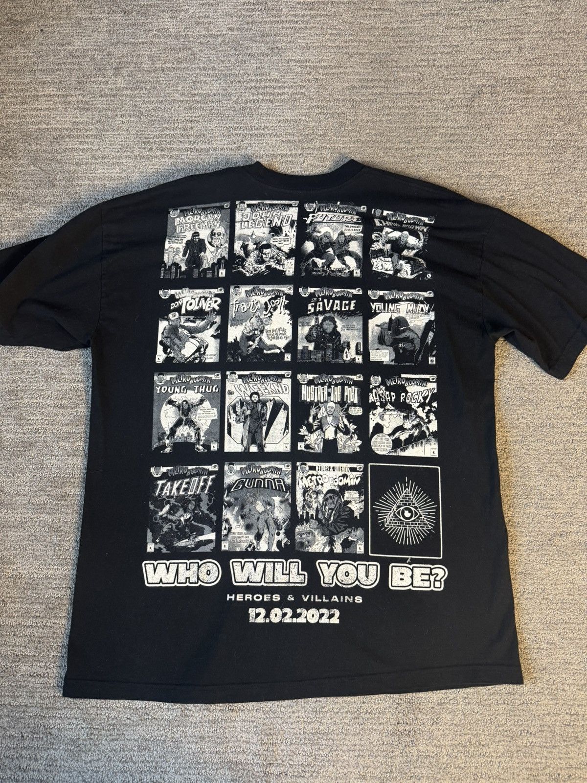 Metro Boomin × Travis Scott Heroes and Villains Travis Scott Tee Size US XL / EU 56 / 4 - 4 Thumbnail