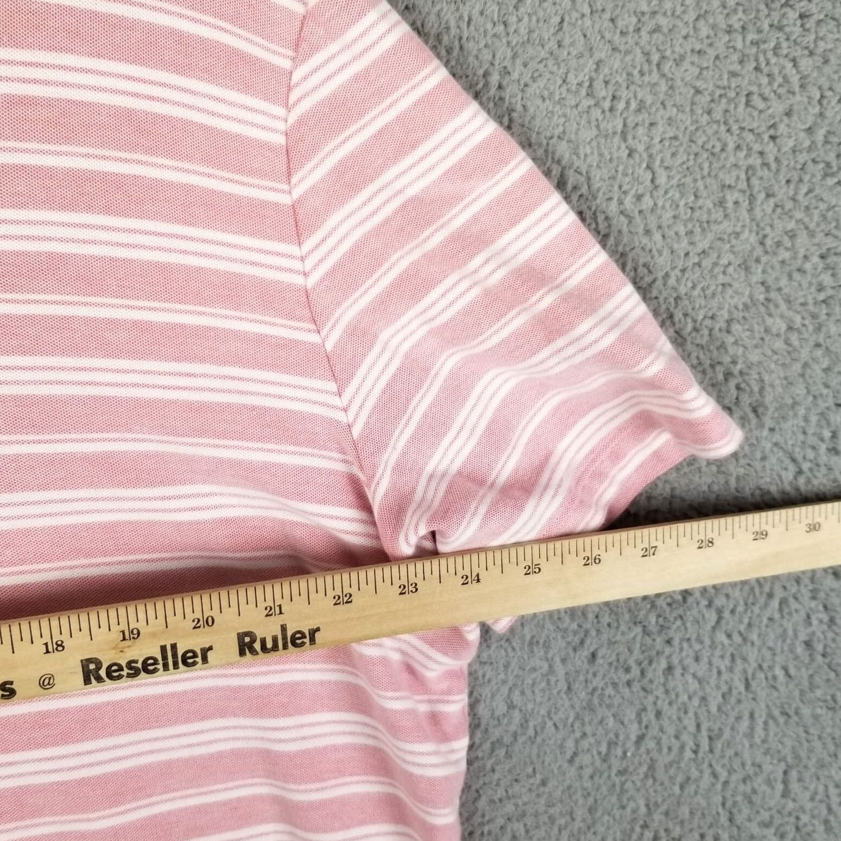 Vineyard Vines Vineyard Vines Shirt Polo Mens XL Pink Striped Short Sleeve Golf Stretch Whale Size US XL / EU 56 / 4 - 5 Thumbnail