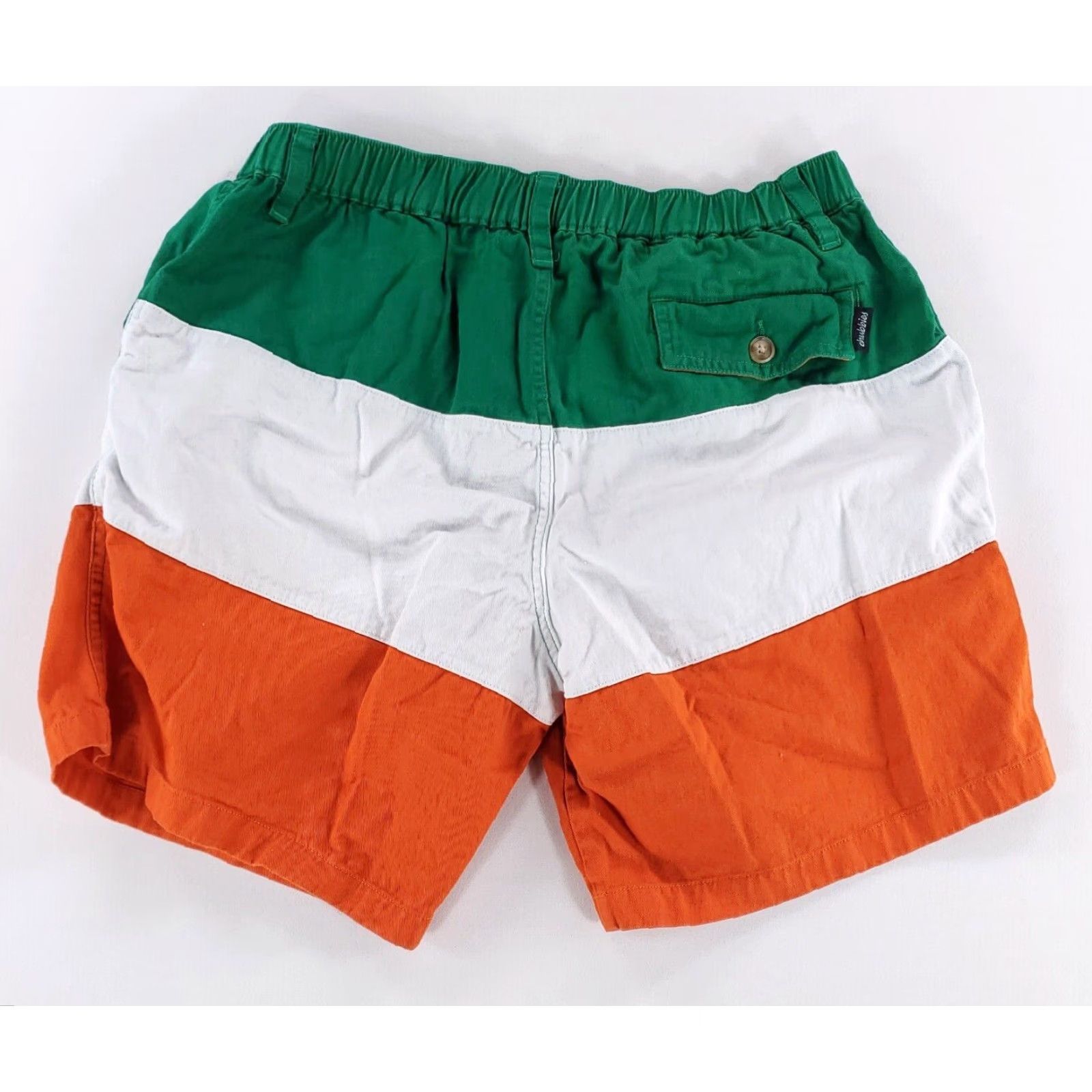 Chubbies Chubbies Shorts 7in Inseam Irish Flag Ireland Green White Orange Mens M Multicolor Chino Mens Size US 31 - 5 Thumbnail