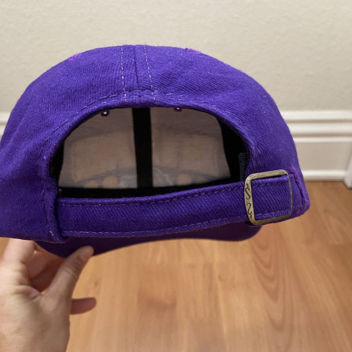 American Needle American Needle LA Lakers 2000 NBA Champions Strapback Hat Size ONE SIZE - 8 Thumbnail