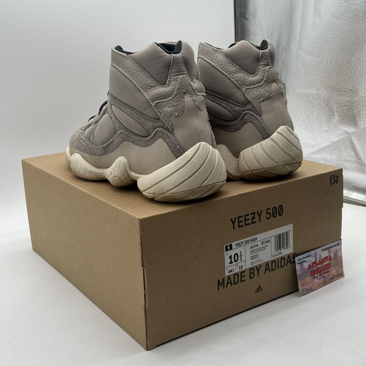 Adidas Yeezy 500 high mist stone Size US 10.5 / EU 43-44 - 4 Thumbnail