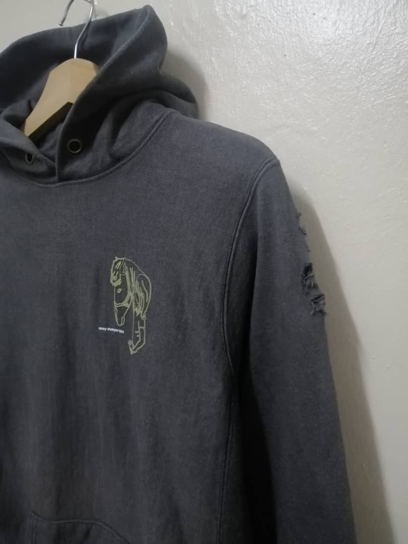 Japanese Brand × Vintage Vintage Distressed 00’s Irony Hoodie Size US M / EU 48-50 / 2 - 3 Thumbnail
