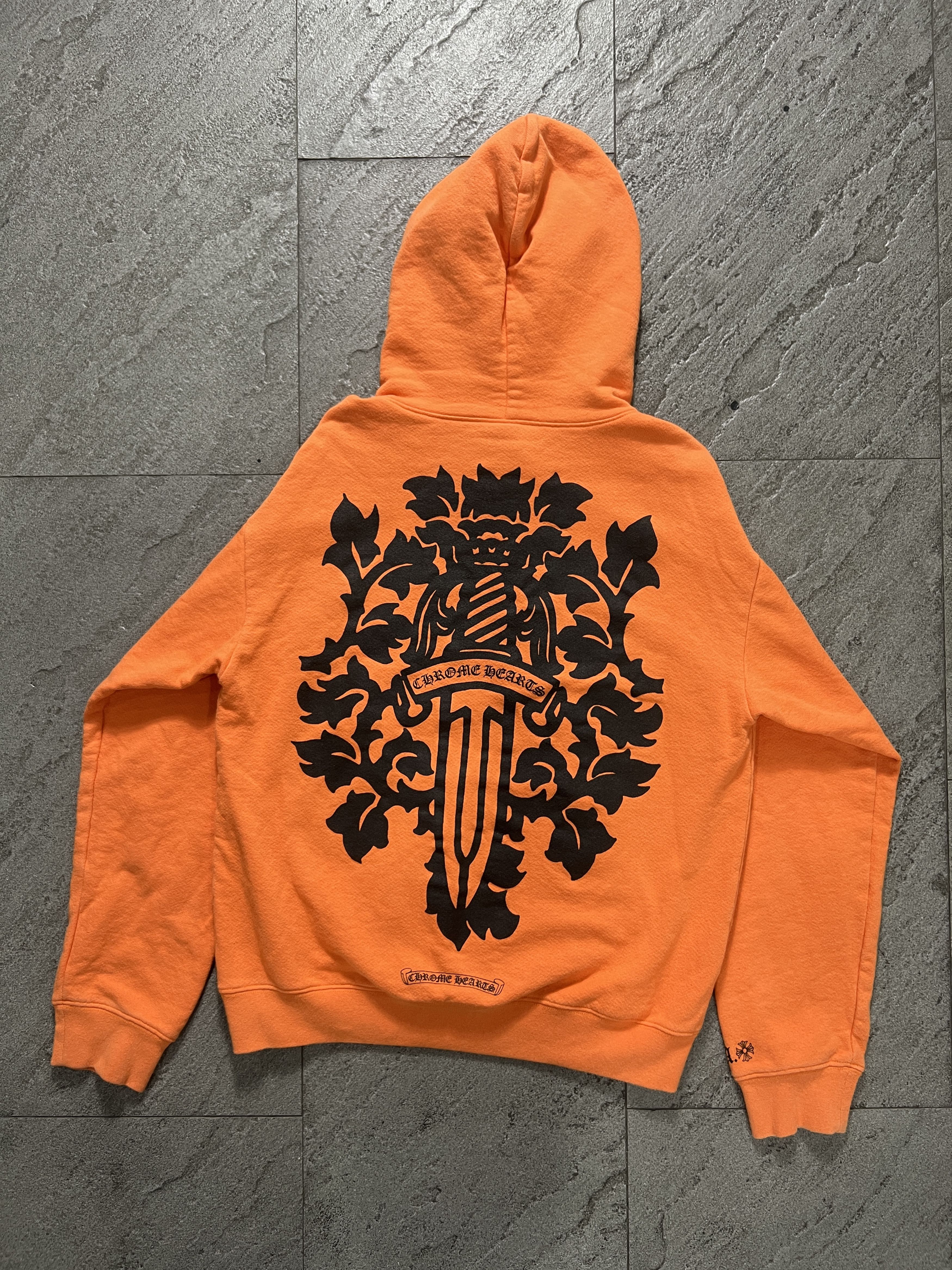 CHROME HEARTS VINE DAGGER CREWNECK オレンジ Chrome Hearts Vine Dagger Crewneck Sweatshirt - SRM – SHENGLI ROAD