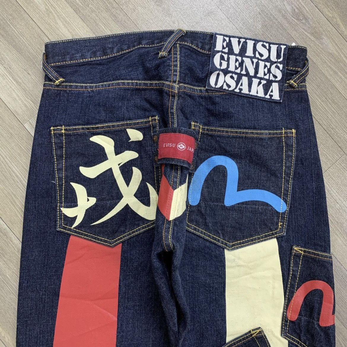 Evisu EVISU DAICOCK SELVEDGE DENIM PANTS Size US 30 / EU 46 - 2 Thumbnail