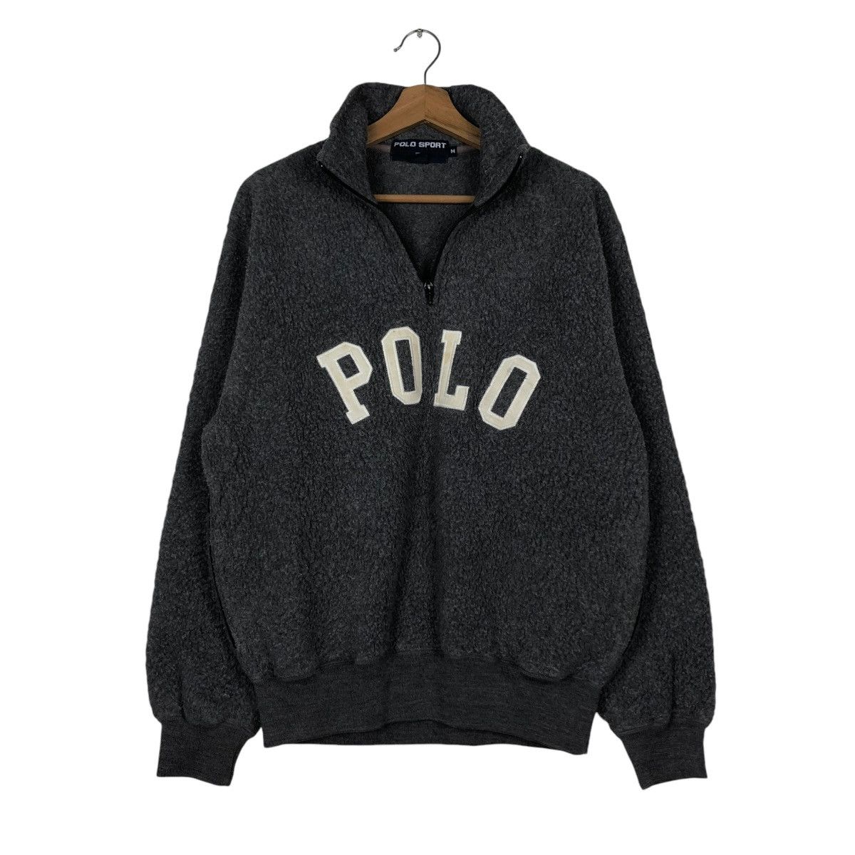 Polo Ralph Lauren VINTAGE FLEECE HALF ZIPPER POLO SPORT RALPH LAUREN SPELLOUT Size US M / EU 48-50 / 2 - 13 Thumbnail