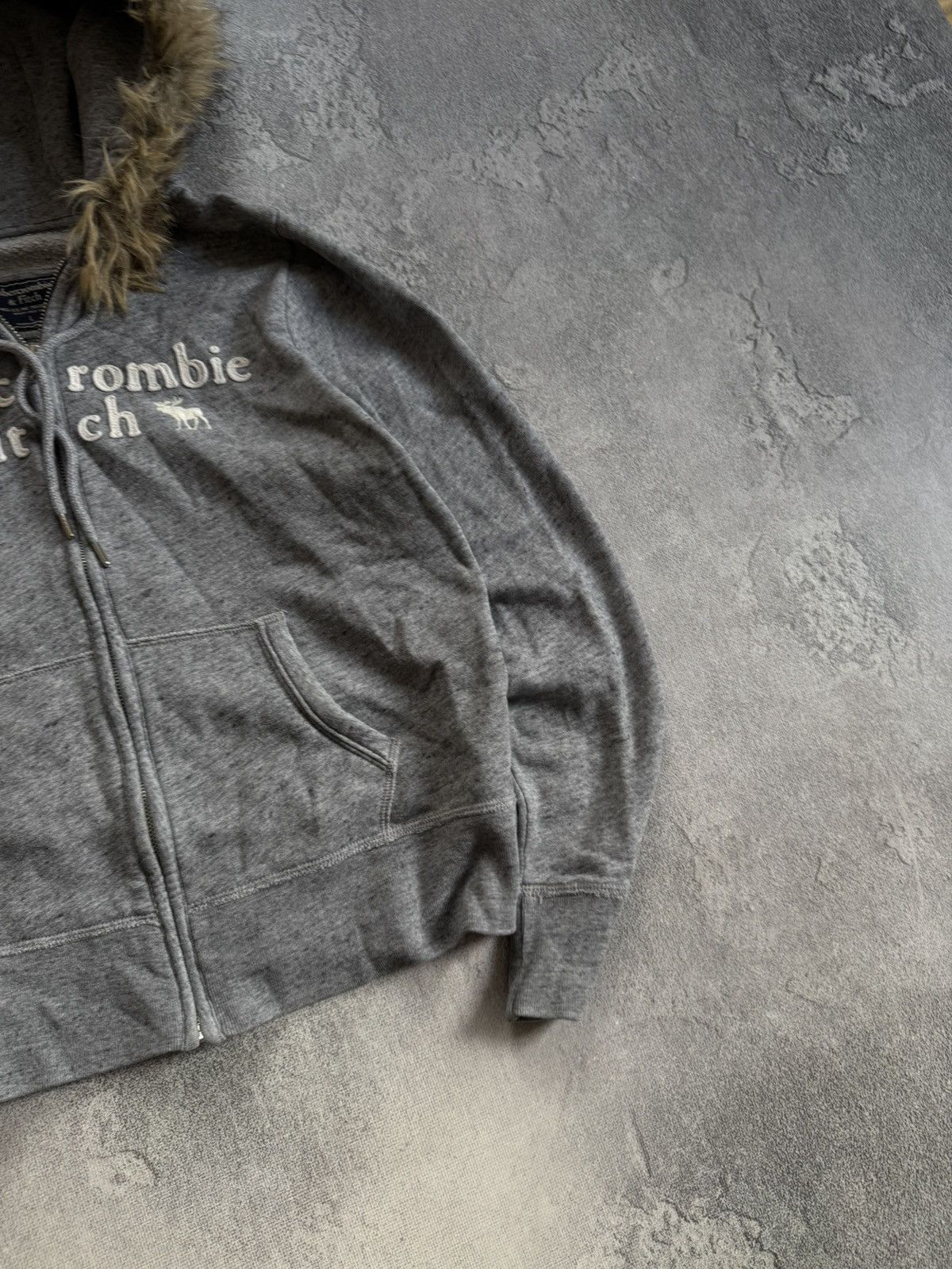 Abercrombie & Fitch Abercrombie & Fitch Y2K Fur Faux hoodie if six was nine LGB Size L / US 10 / IT 46 - 4 Thumbnail