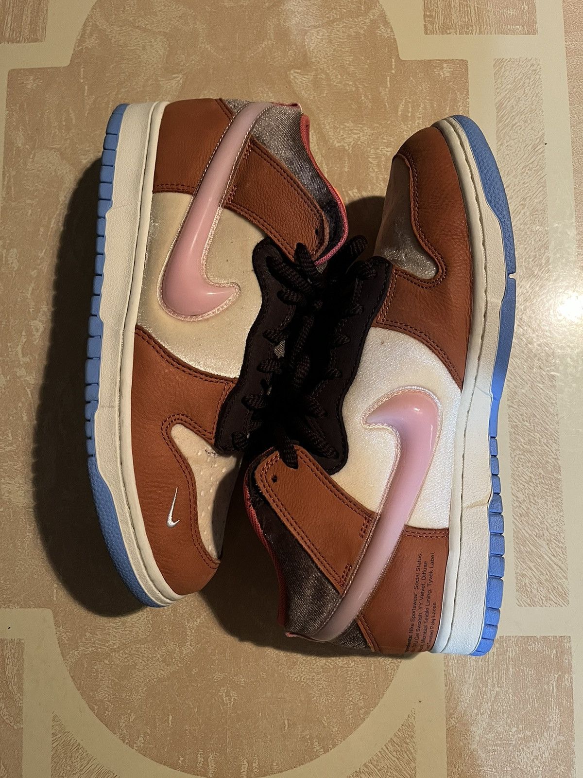 Nike × Social Status Nike Social Status Chocolate Milk Dunks Size US 9.5 / EU 42-43 - 1 Thumbnail