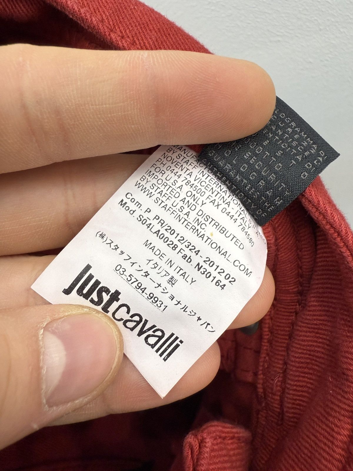 Just Cavalli Just Cavalli Geometric Printed Jeans Denim Pants Size 25" / US 0 / IT 36 - 6 Thumbnail