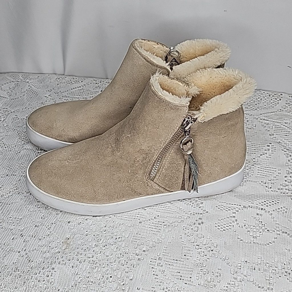Rebecca Minkoff Rebecca Minkoff Shelly Sherpa cowhide leather tan boots 7 Size US 7 / IT 37 - 3 Thumbnail