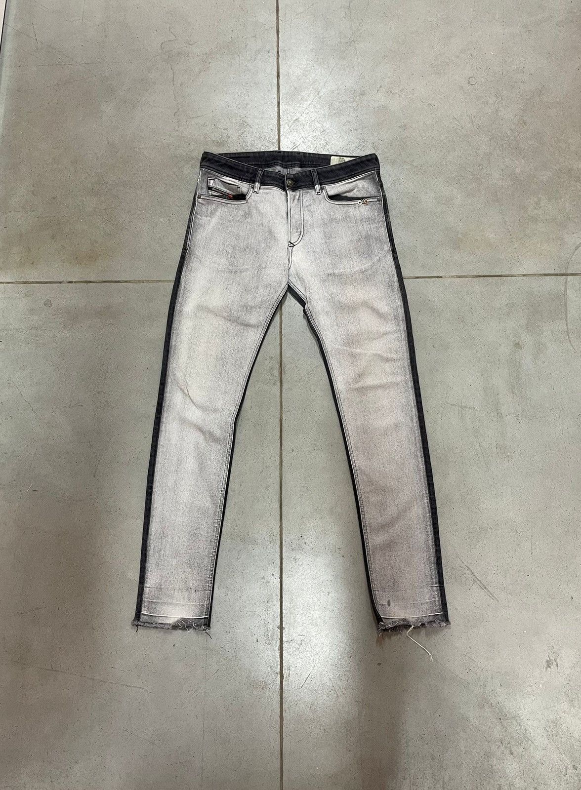 Diesel Diesel Jeans Black/White Denim Size US 32 / EU 48 - 2 Thumbnail