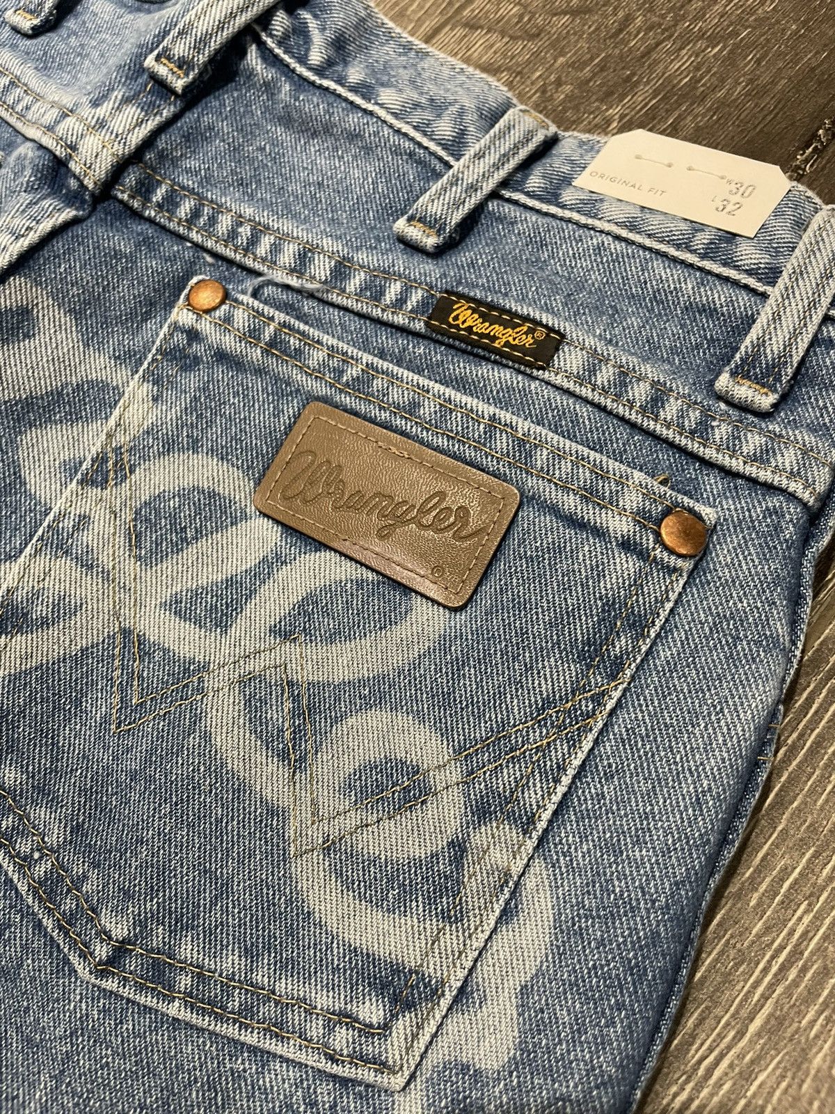 Urban Outfitters 2019 Wrangler x Lil Nas x UO Original Denim Pants Size US 30 / EU 46 - 8 Thumbnail