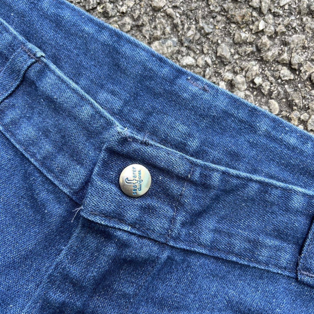 Vintage VINTAGE 70s 80s USN SEAFARER DUNGAREE FLARE DENIM JEANS Size US 31 - 5 Thumbnail