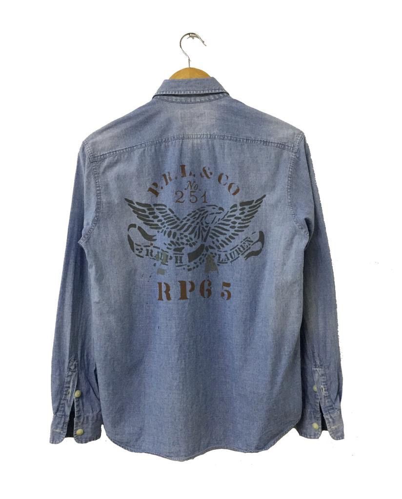 Ralph Lauren POLO RALPH LAUREN DOUBLE POCKET REGATTA CHAMBRAY JEANS SHIRT Size US S / EU 44-46 / 1 - 7 Thumbnail