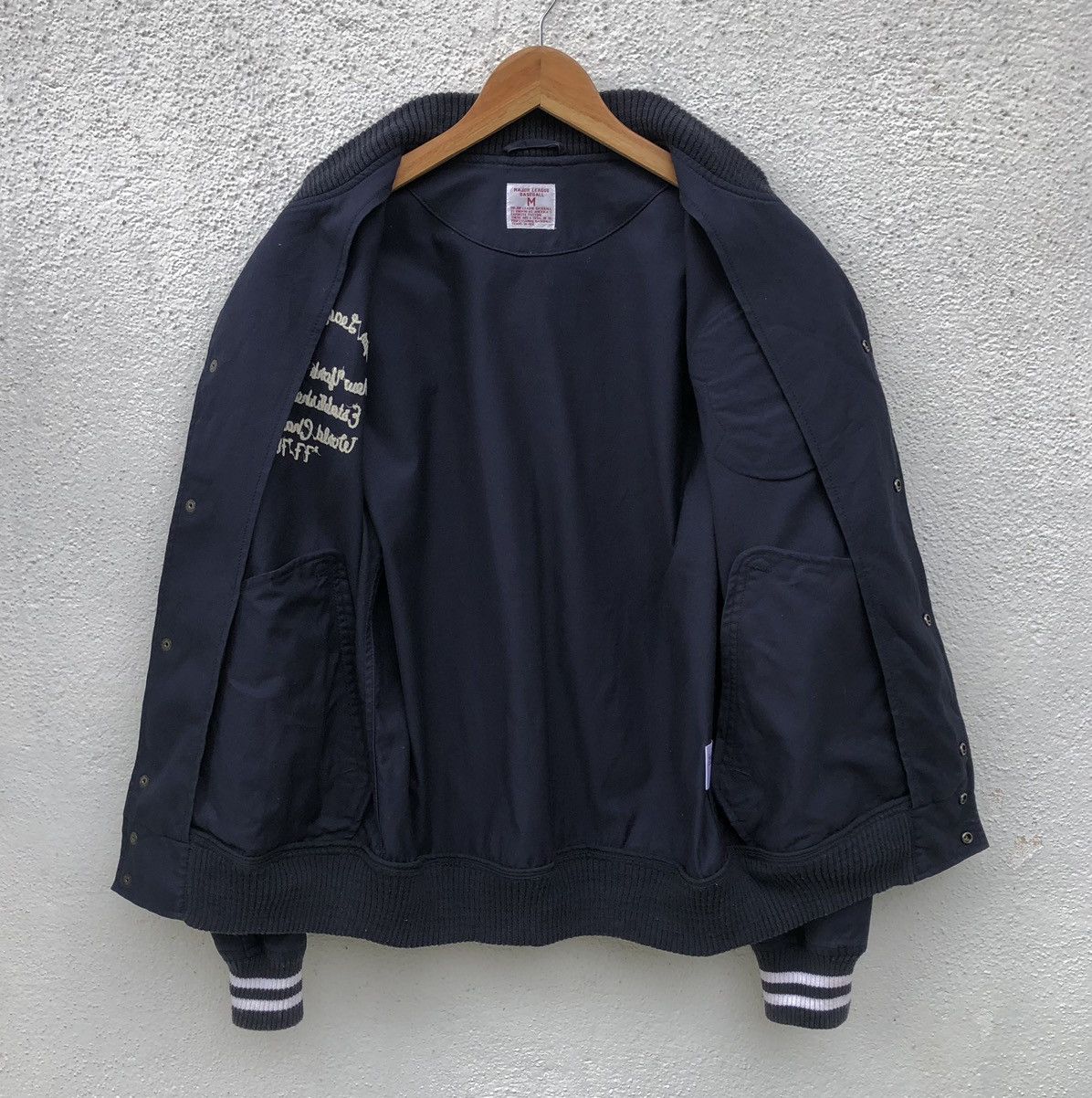 MLB New York Yankees Patch Logo Baseball Varsity Jacket Size US M / EU 48-50 / 2 - 2 Thumbnail