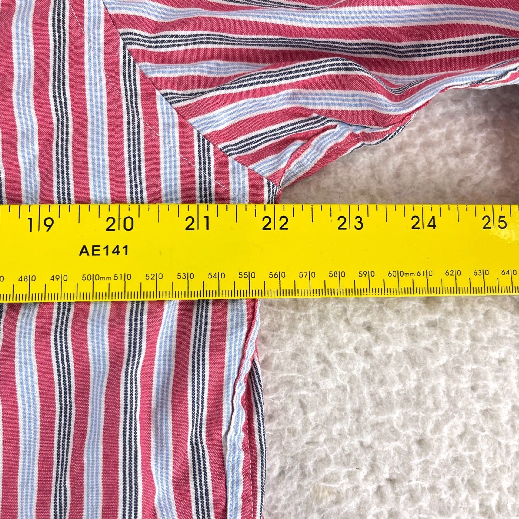 J.Crew J. Crew Striped Dress Shirt Mens Long Sleeve 100% Cotton Size M Blue Size 40R - 6 Thumbnail