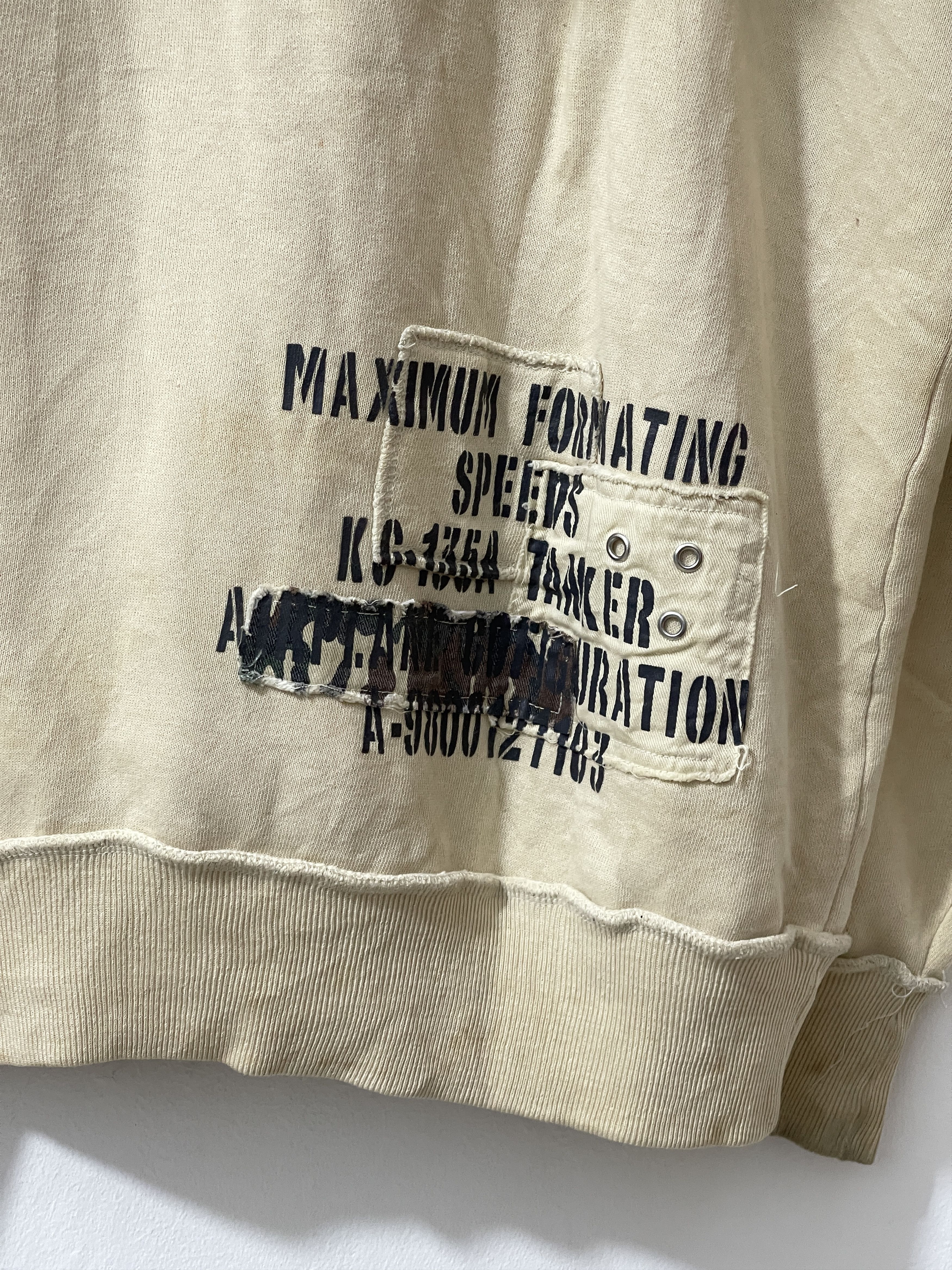 Japanese Brand 2000s Bullet Noise Thrashed Japan Archive Fur Vkei Hoodie Size US L / EU 52-54 / 3 - 9 Thumbnail