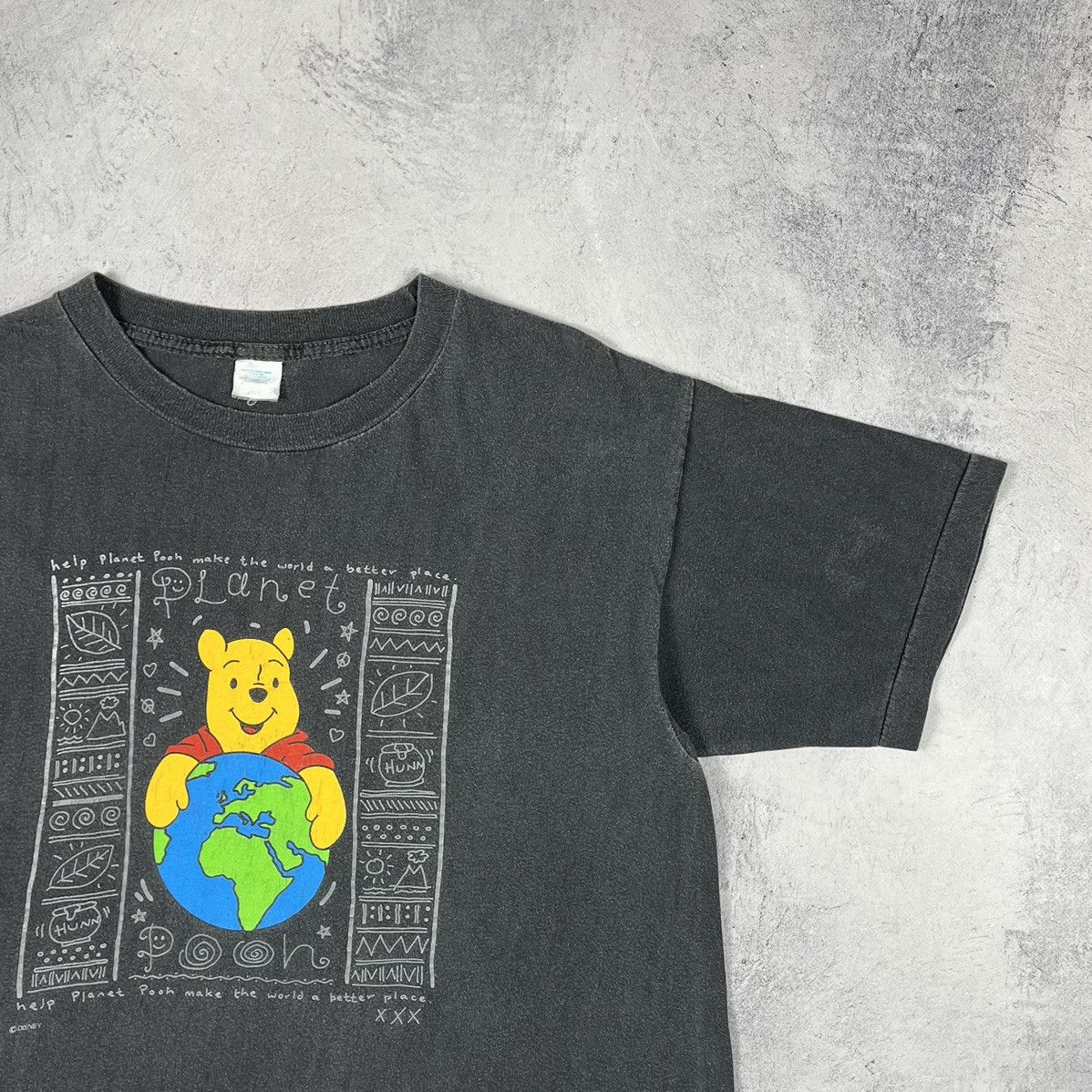 Disney Vintage Winnie Pooh y2k Disney cartoon tee 90’s Size US M / EU 48-50 / 2 - 3 Thumbnail