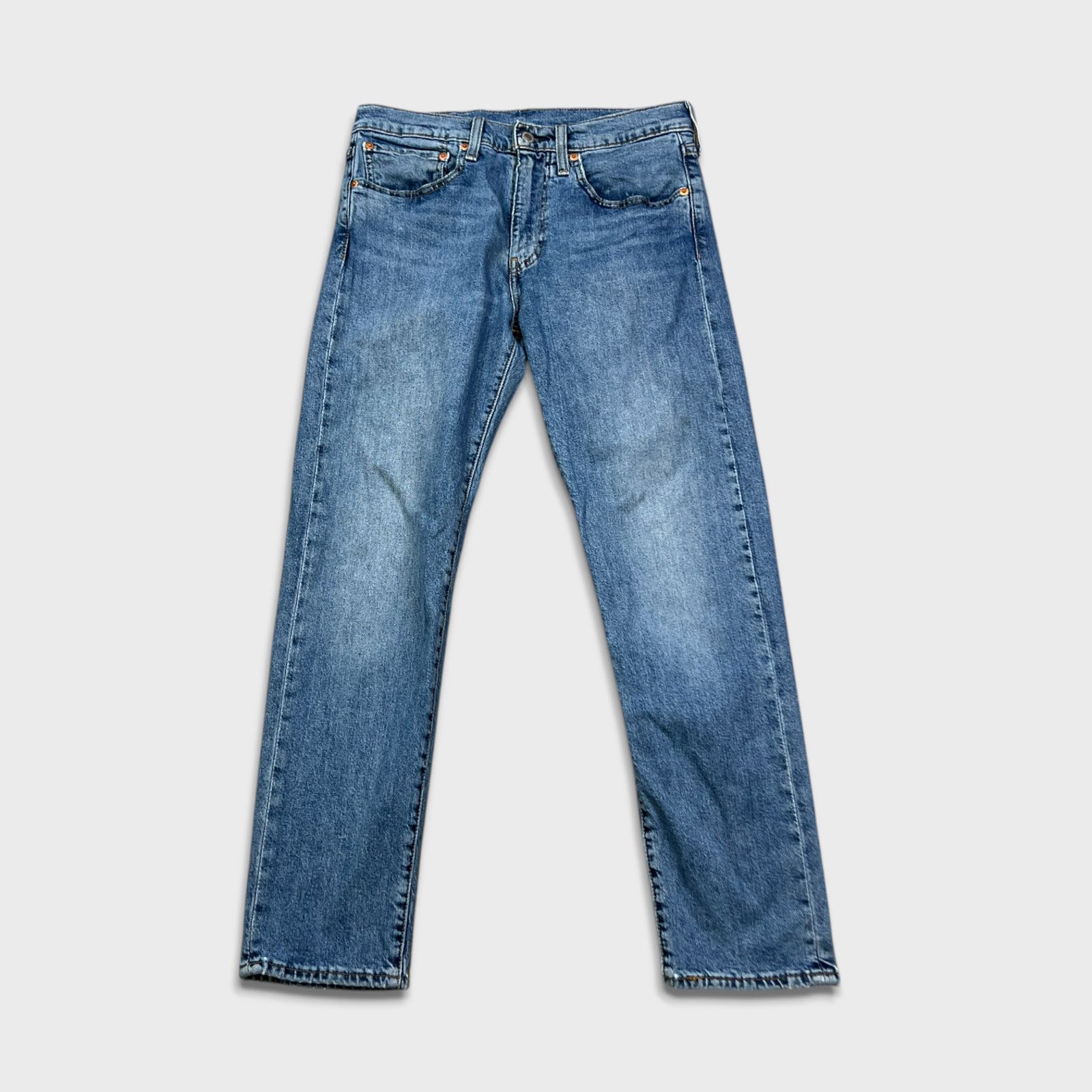 Levi's × Vintage Levi's 502 Jeans 31x30 Regular Taper Fit Premium Denim Pants Size US 31 - 1 Thumbnail