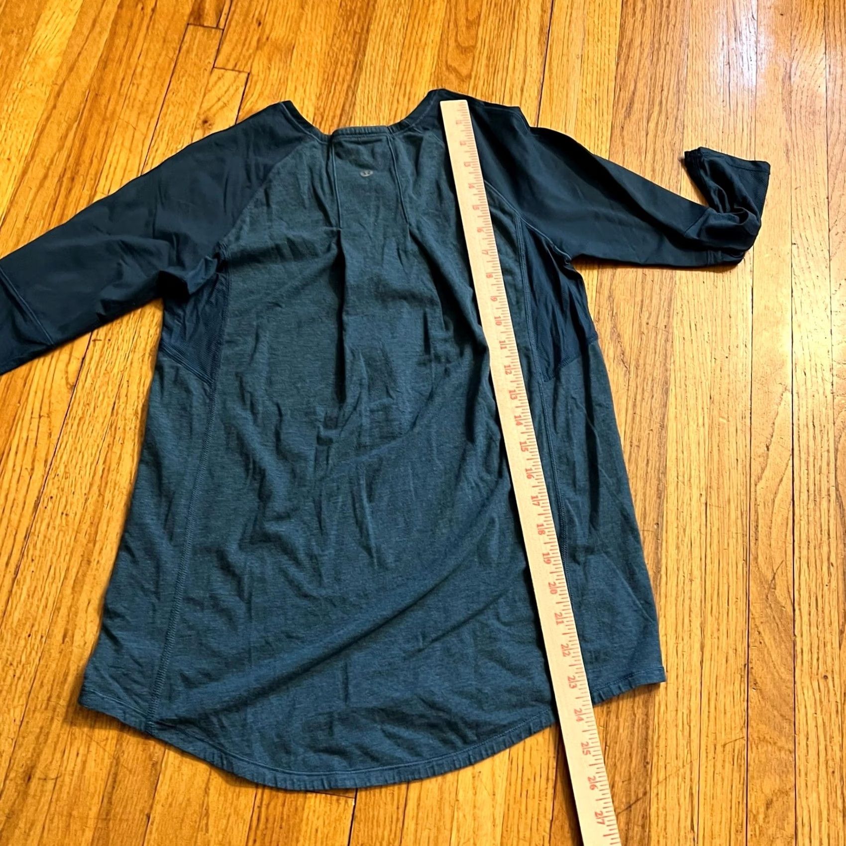 Lululemon Lululemon Spin City Shirt Womens XS Green 1/2 Zip Raglan 3/4 Sleeve Top Size XS / US 0-2 / IT 36-38 - 6 Thumbnail