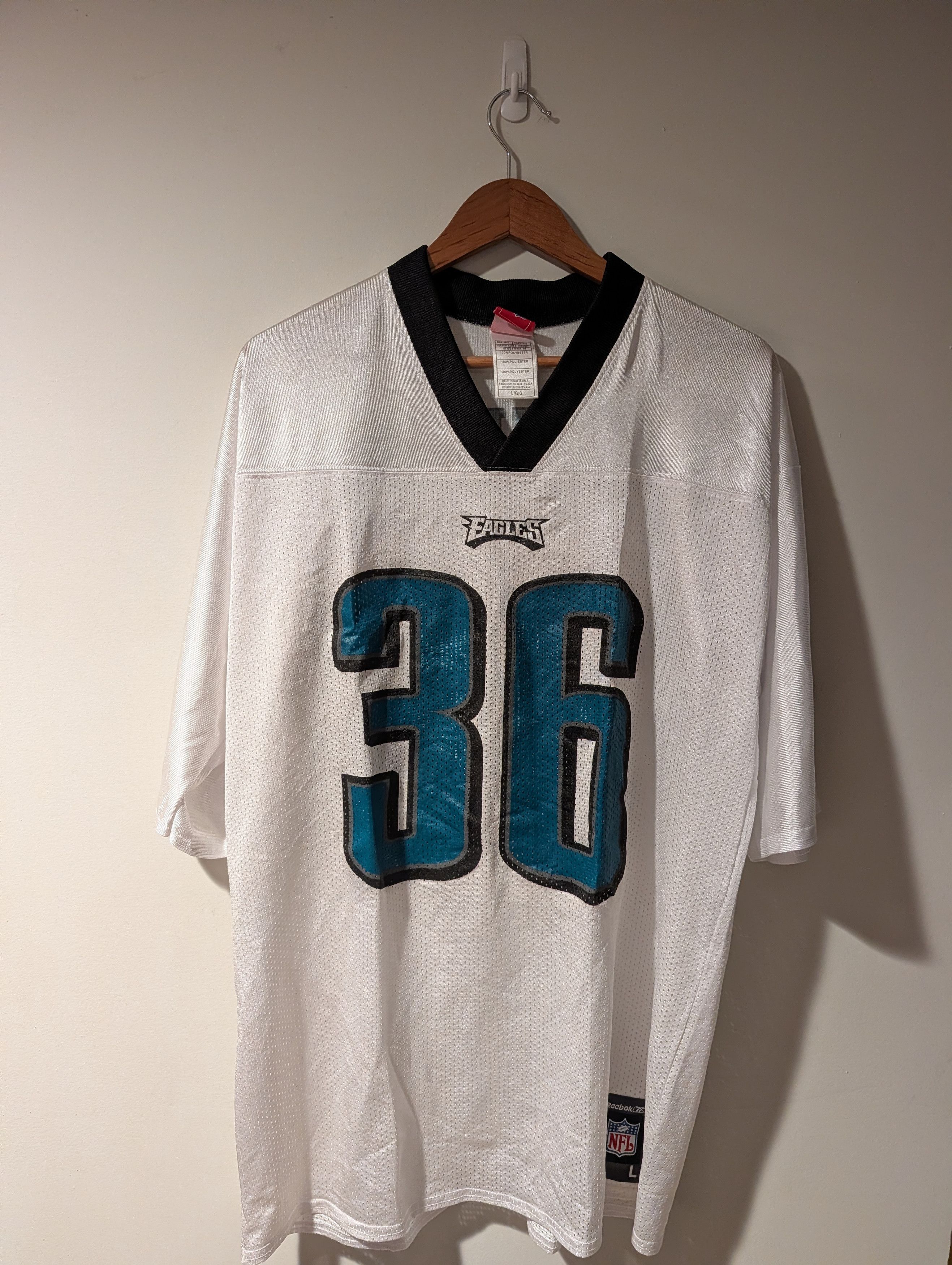 NFL VTG Brian Westbrook Philadelphia Eagles 36 Reebok NFL Jersey Size US L / EU 52-54 / 3 - 5 Thumbnail