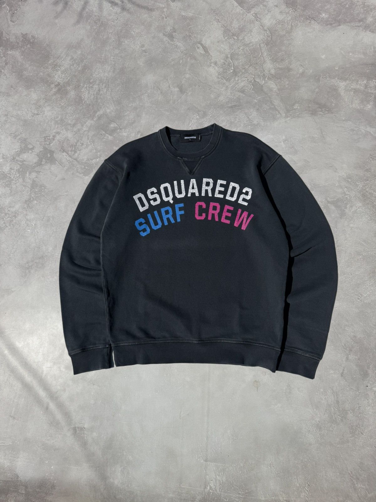 Dsquared2 Dsquared2 Surf Crew Washed Luxury Sweatshirt Size US L / EU 52-54 / 3 - 1 Thumbnail