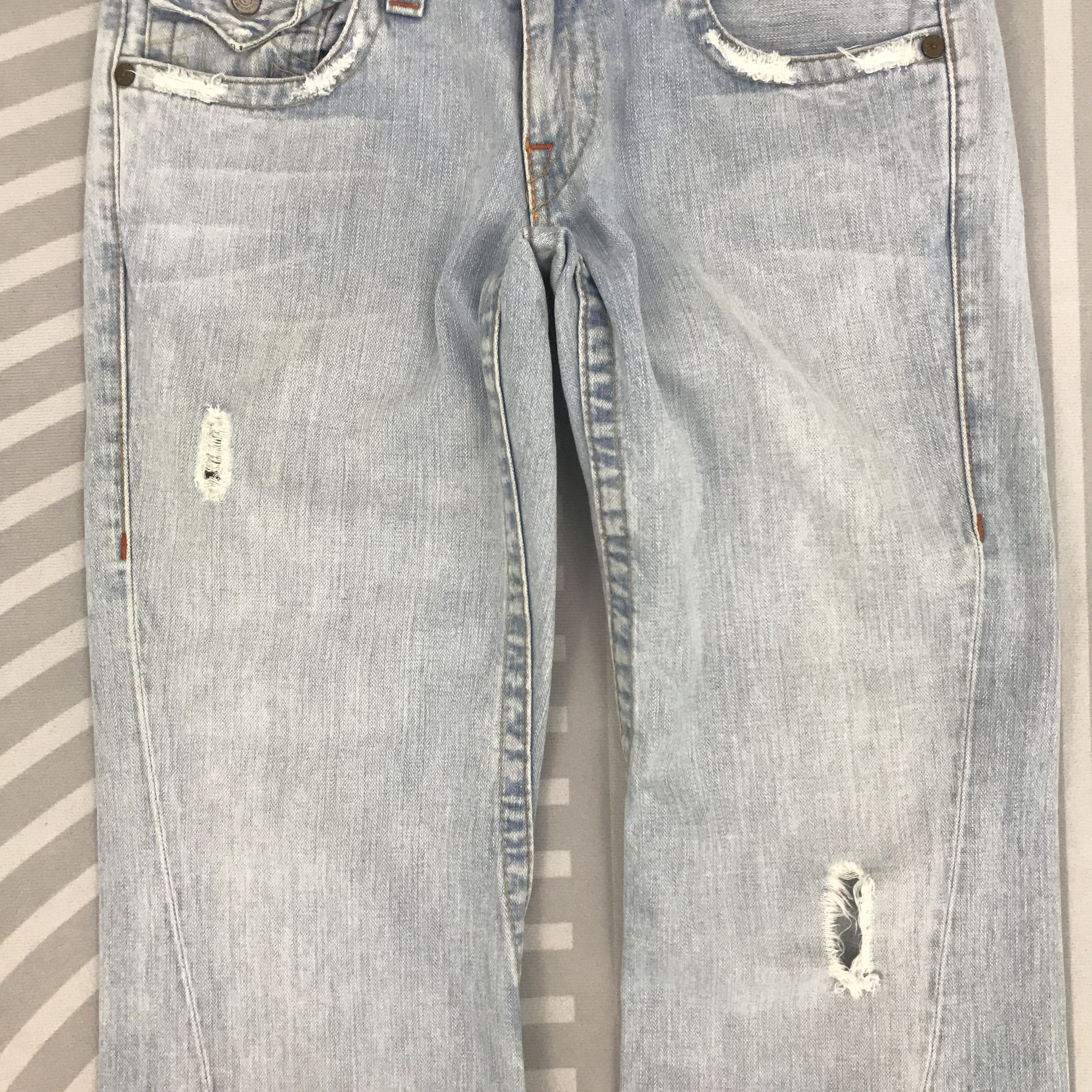 Japanese Brand × Vintage Vintage Flare True Religon Distressed Denim Size US 30 / EU 46 - 4 Thumbnail