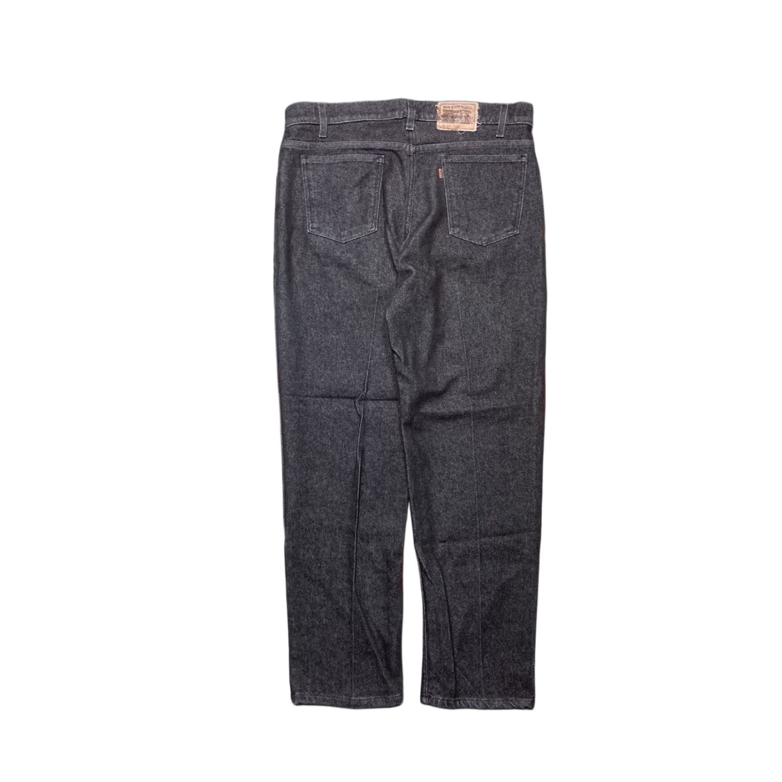 Levi's VINTAGE Levi’s 540 Jeans Black Denim Relaxed Straight 35x29 Mens Grunge Skater Size US 35 - 1 Thumbnail