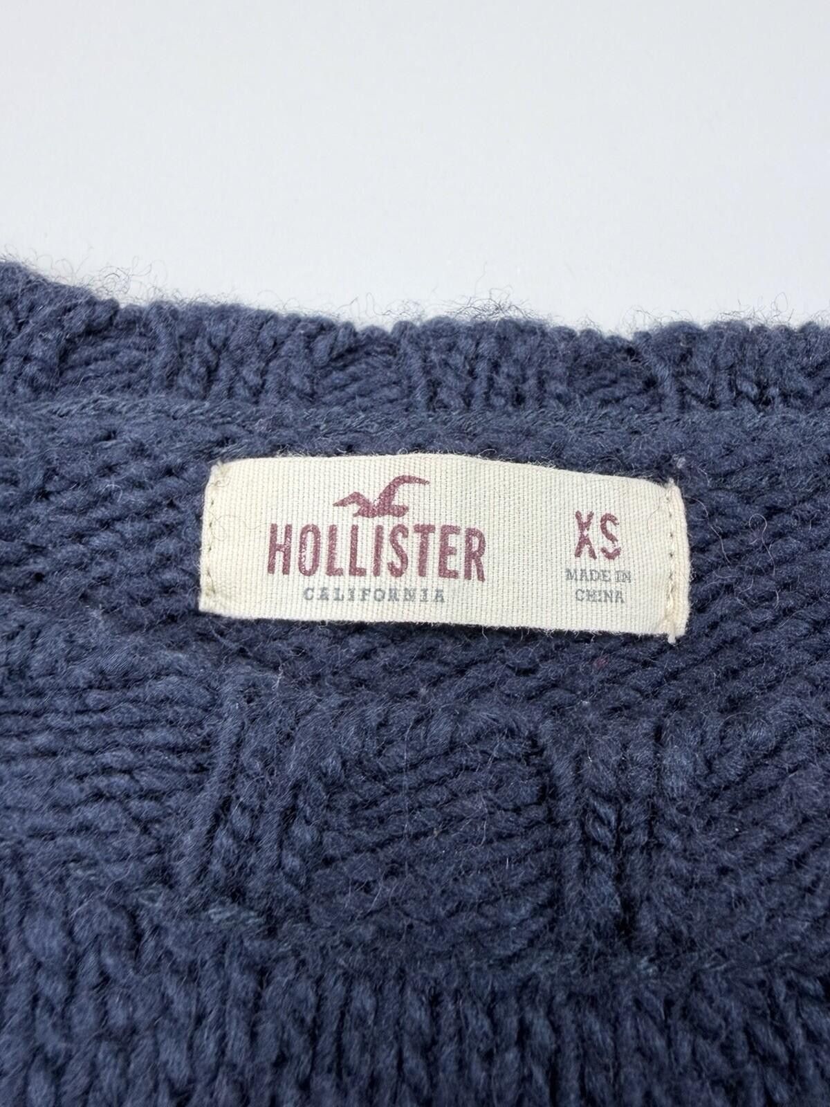 Hollister Hollister Women’s Wool-Blend Sweater In Navy Blue Size XS Size XS / US 0-2 / IT 36-38 - 3 Thumbnail