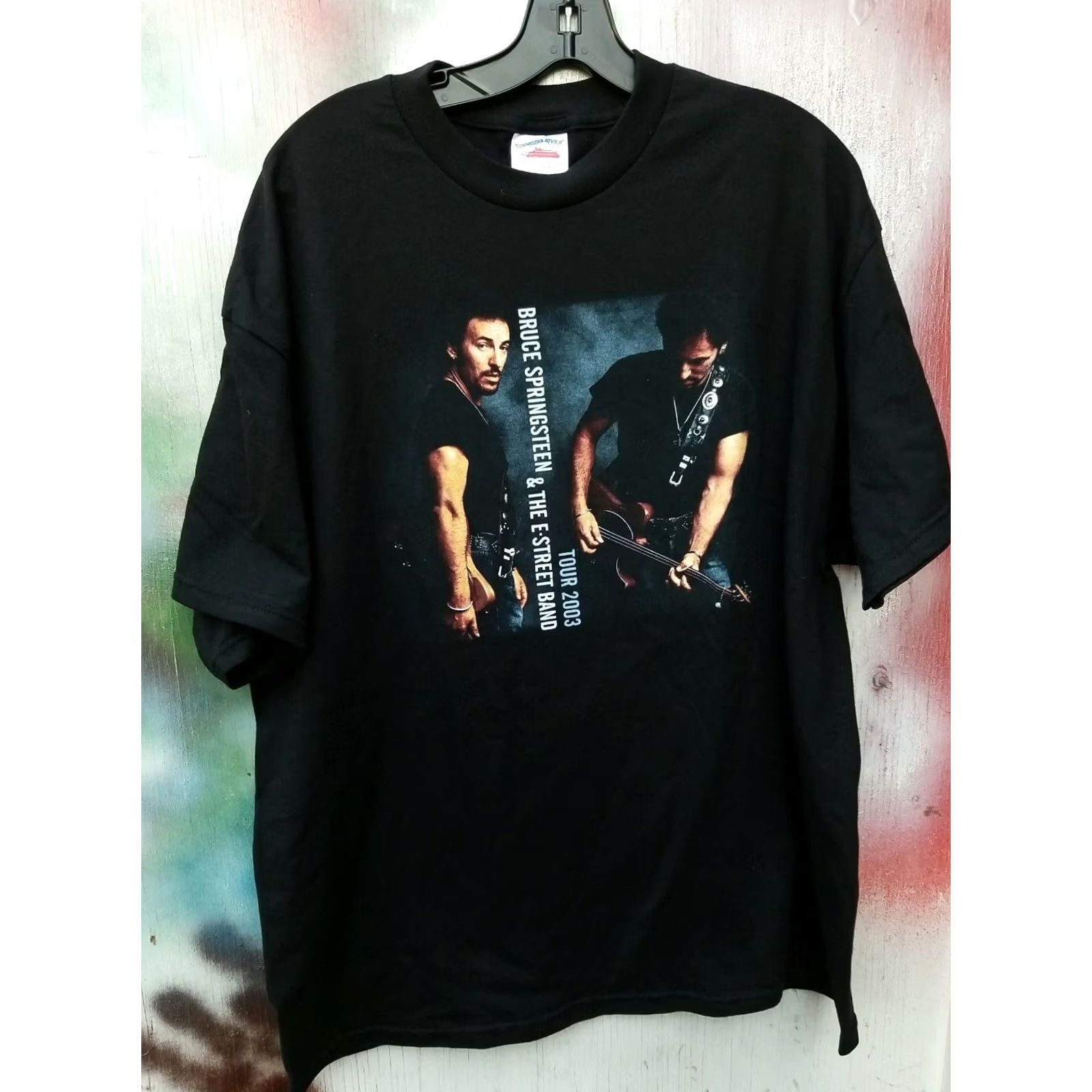 Vintage VINTAGE Bruce Springsteen E Street Band Tour T-Shirt XL Black Men Short Sleeve 2003 Band Deadstock Size US XL / EU 56 / 4 - 2 Thumbnail