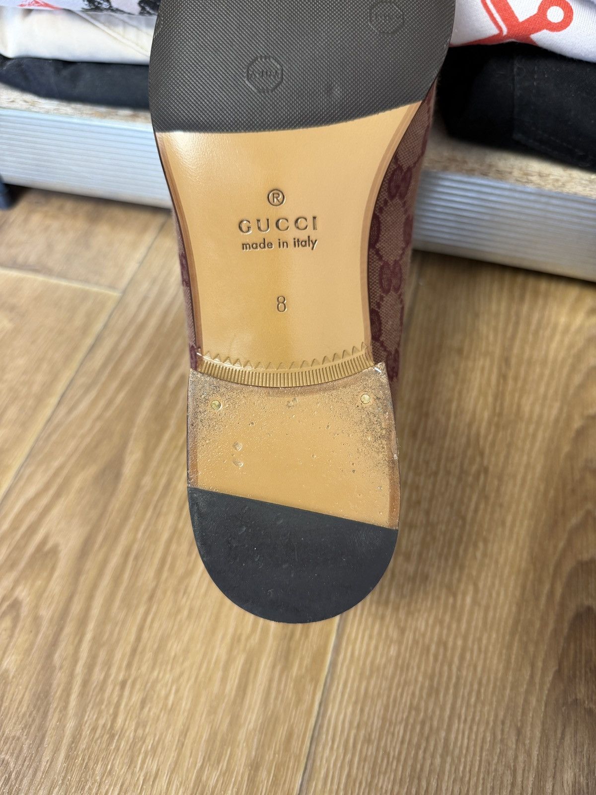 Gucci Gucci Monogram Horsebit Loafer Size US 8 / EU 41 - 9 Thumbnail
