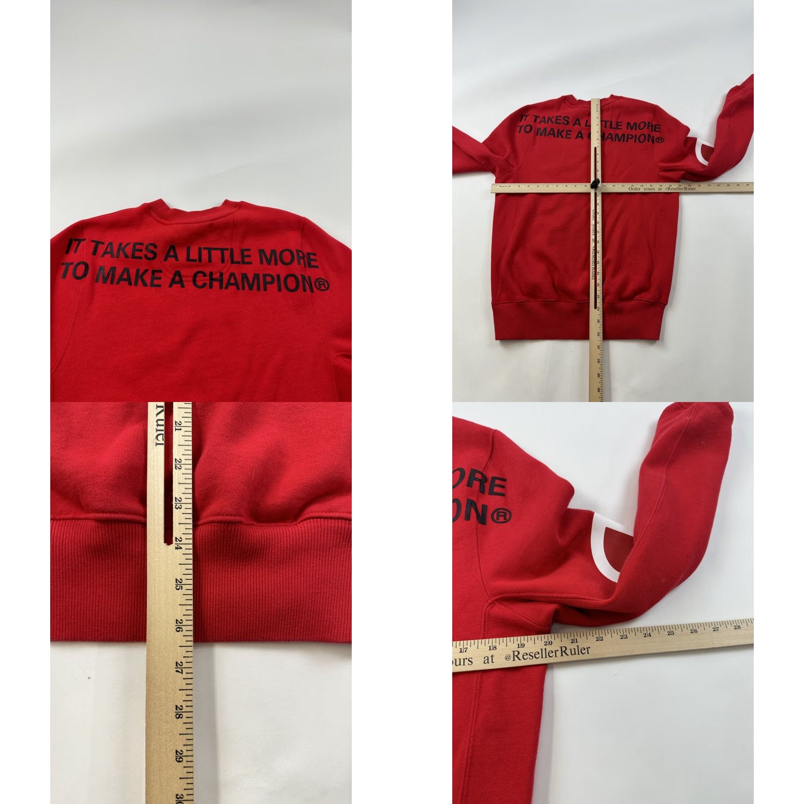Champion Champion Sweatshirt Mens Small Red Crew Neck Size US S / EU 44-46 / 1 - 8 Thumbnail