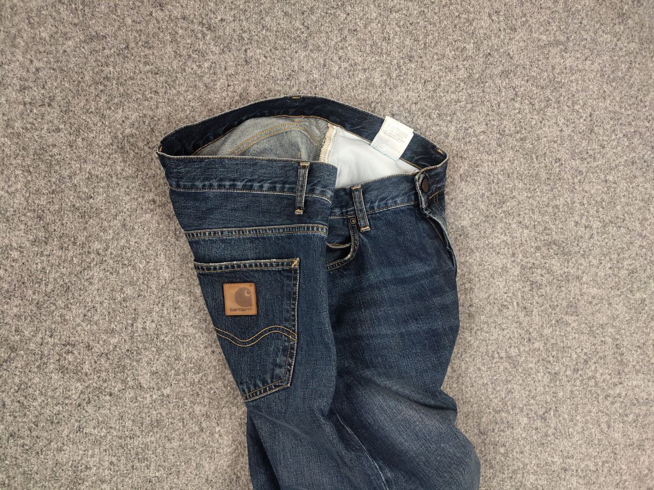 Carhartt Carhartt Texas pants Faded denim Vintage USA straight Style Size US 33 - 9 Thumbnail