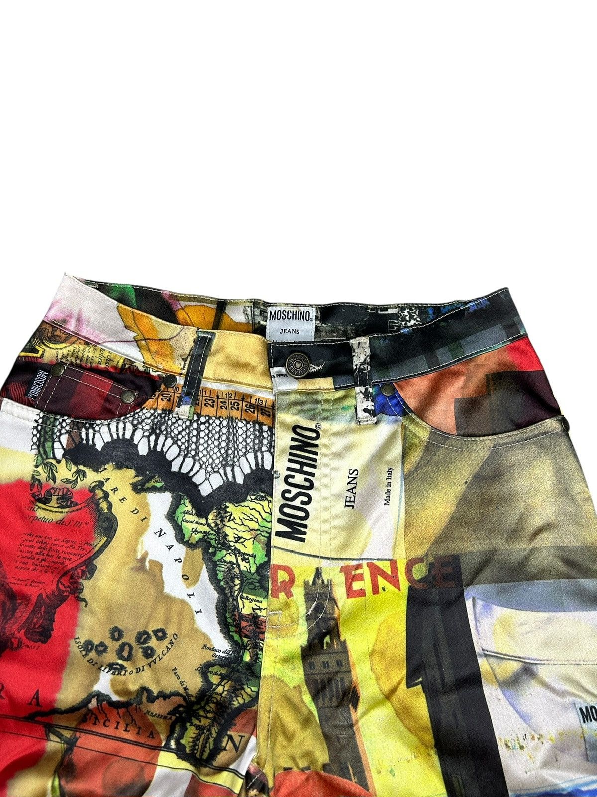 Moschino 90s Birth of Venus Trousers Size 27" / US 4 / IT 40 - 4 Thumbnail