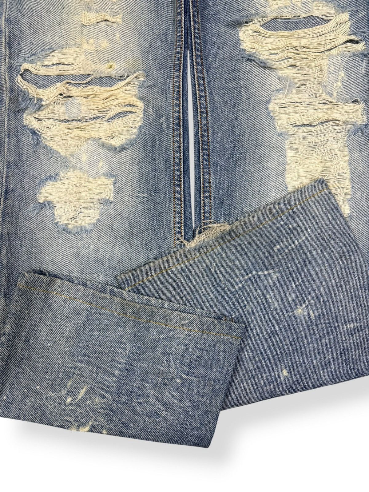 Diesel Vintage Diesel Industry Zatiny Flare Distressed Grunge Jeans Size US 29 - 9 Thumbnail