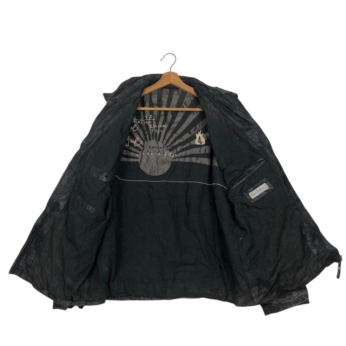 Japanese Brand 📌Vintage Leather Biker Jacket Angelo Litrico Issey Miyake Size US M / EU 48-50 / 2 - 14 Thumbnail