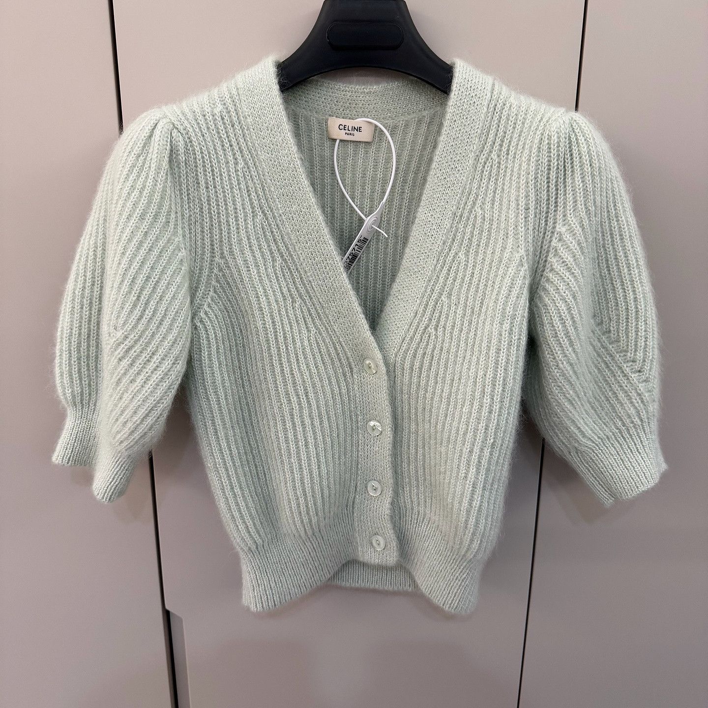 Celine Celine Mohair Silk Cardigan Size XS Size XS / US 0-2 / IT 36-38 - 1 Thumbnail