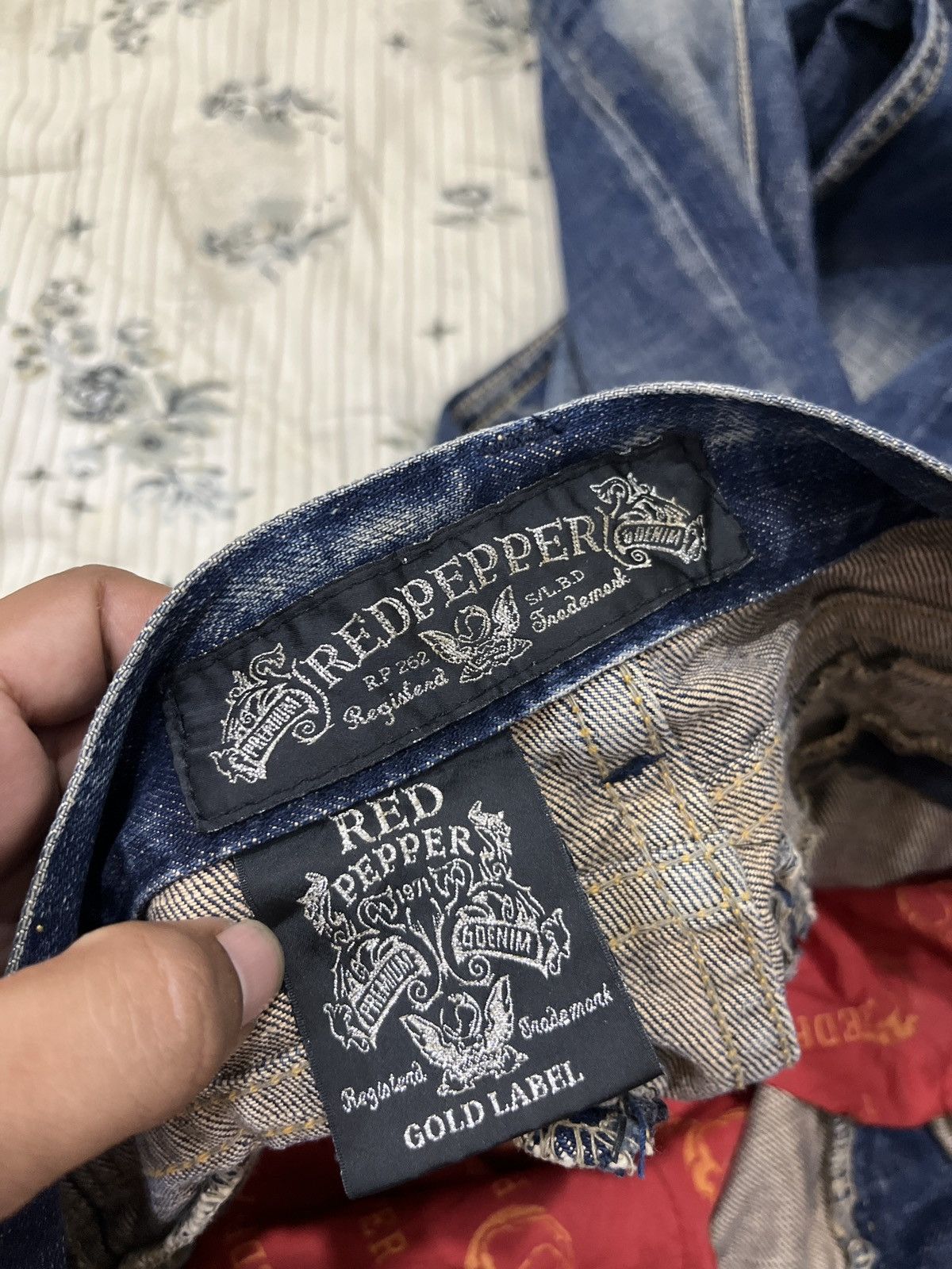 Japanese Brand 🔥🔥🔥ARCHIVE RED PEPPER GOLD LABEL DENIM Size 34" / US 12 / IT 48 - 9 Thumbnail