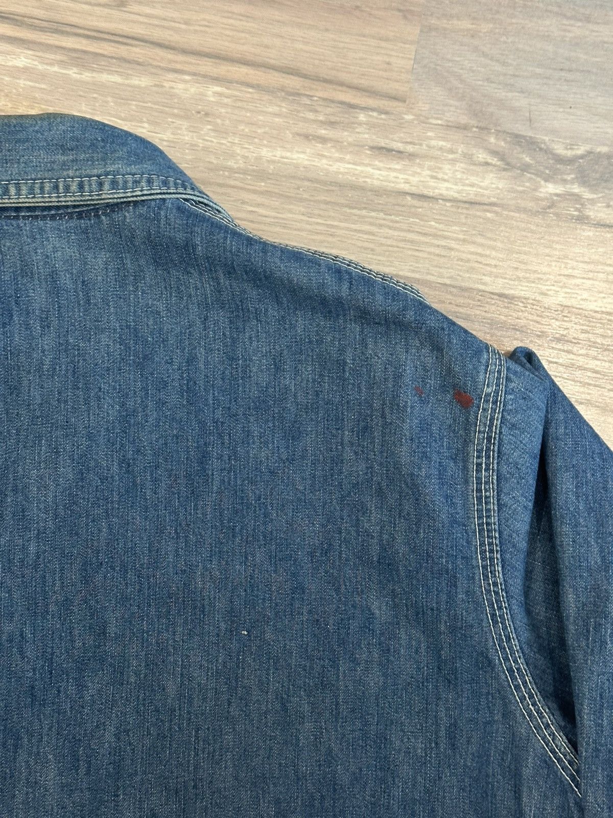 Oshkosh Vintage Osh Kosh B’Gosh Selvedge Denim Chore Coat XL Size US XL / EU 56 / 4 - 17 Thumbnail