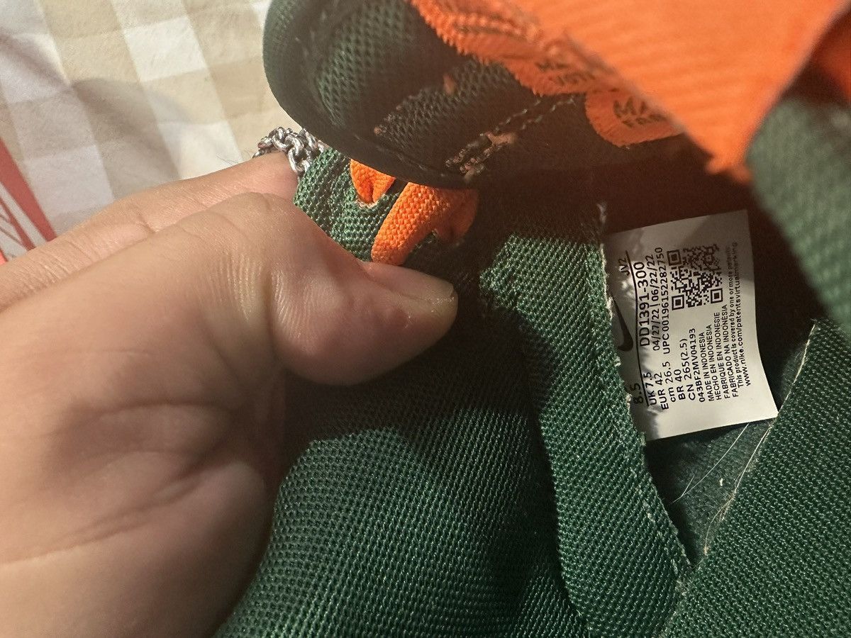 Nike Nike dunk Miami Hurricane Size US 8.5 / EU 41-42 - 7 Thumbnail
