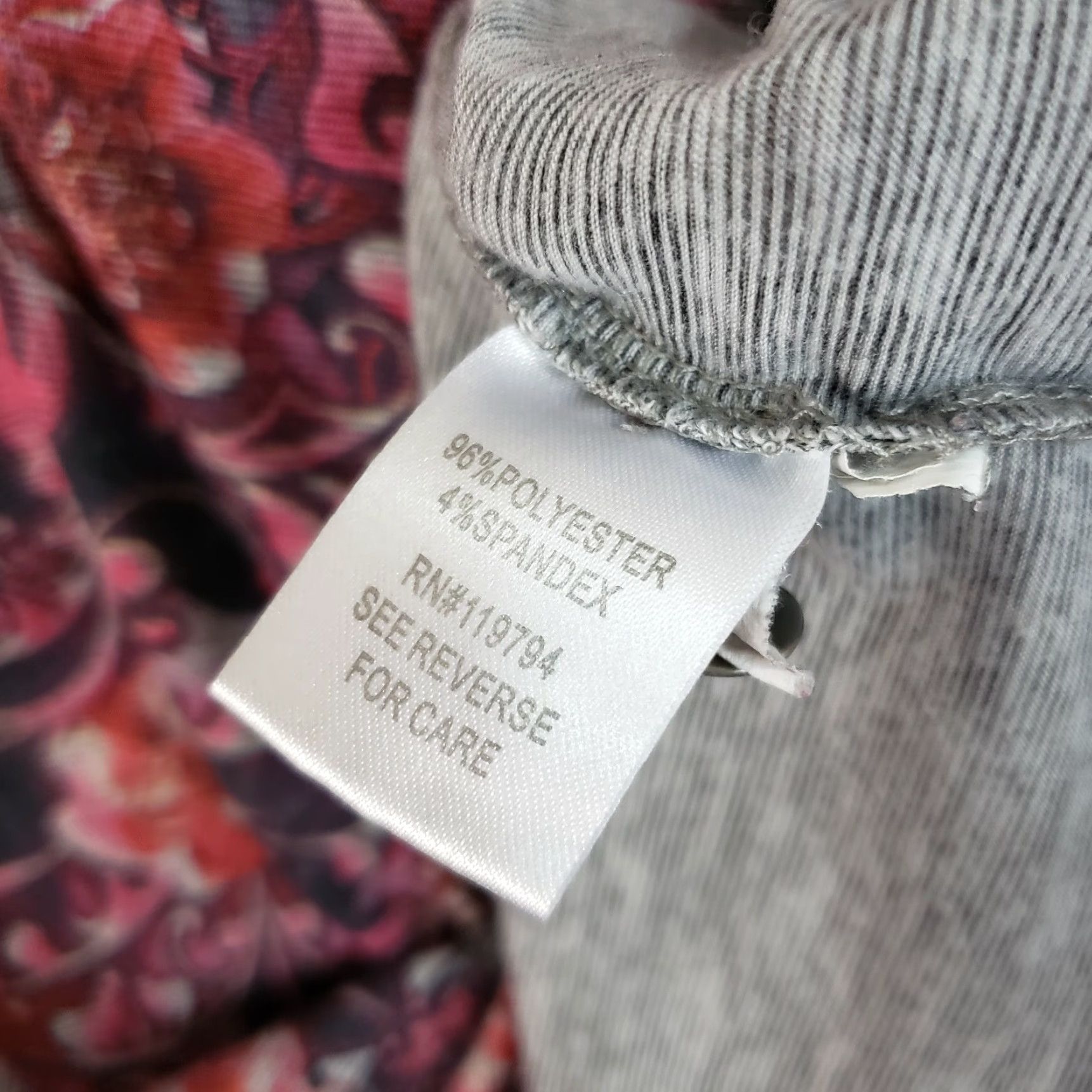 Vintage Unity World Wear Womens Top Shirt XS Small Gray Floral Half Sleeves Size S / US 4 / IT 40 - 6 Thumbnail