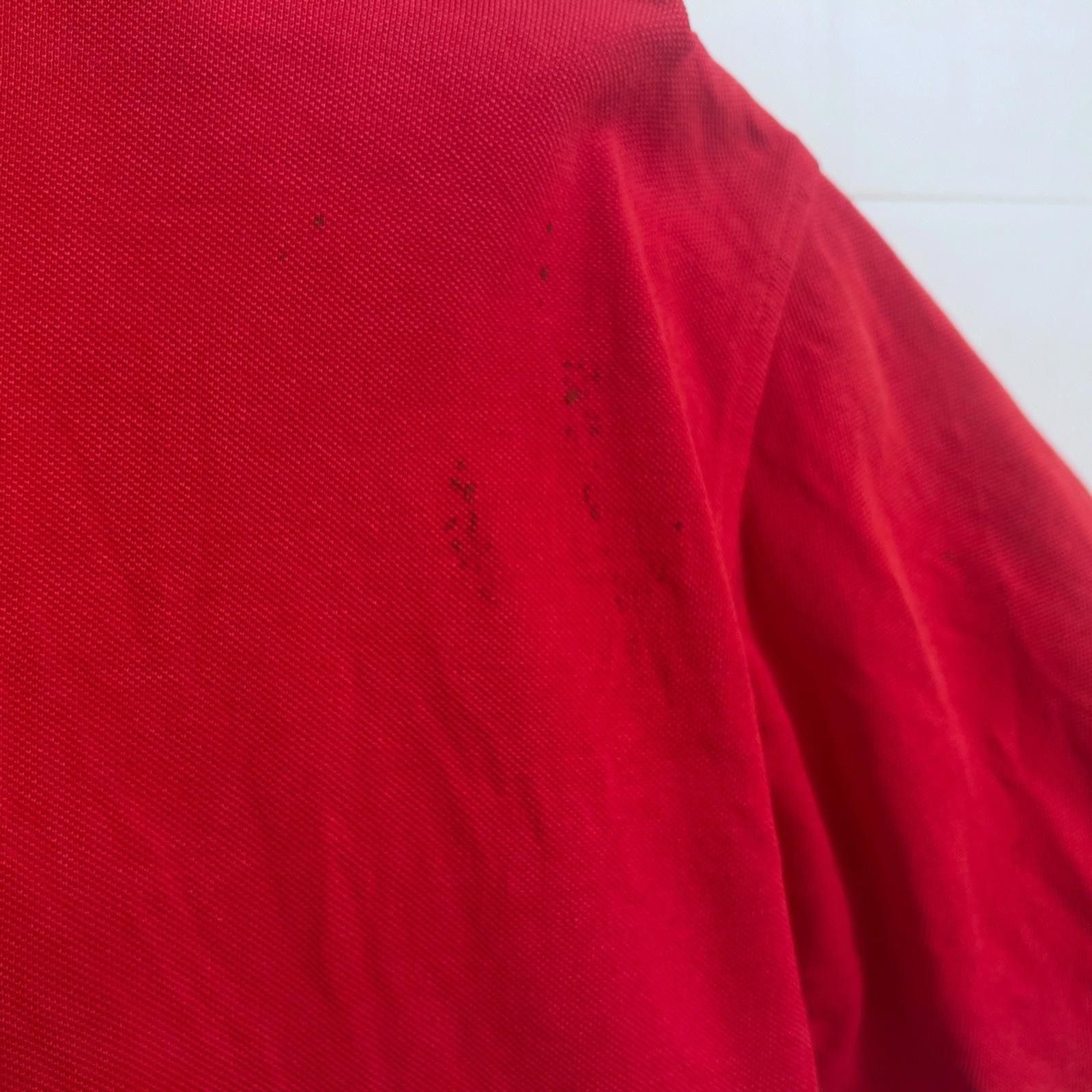 Designer Vtg Lee Sport Detroit Red Wings Polo Shirt Men's Medium Red Size ONE SIZE - 7 Thumbnail