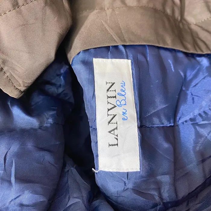 Lanvin Vtg 90’ LANVIN EN BLEU Paris Brown Peacoat Jacket Trench Size L / US 10 / IT 46 - 6 Thumbnail