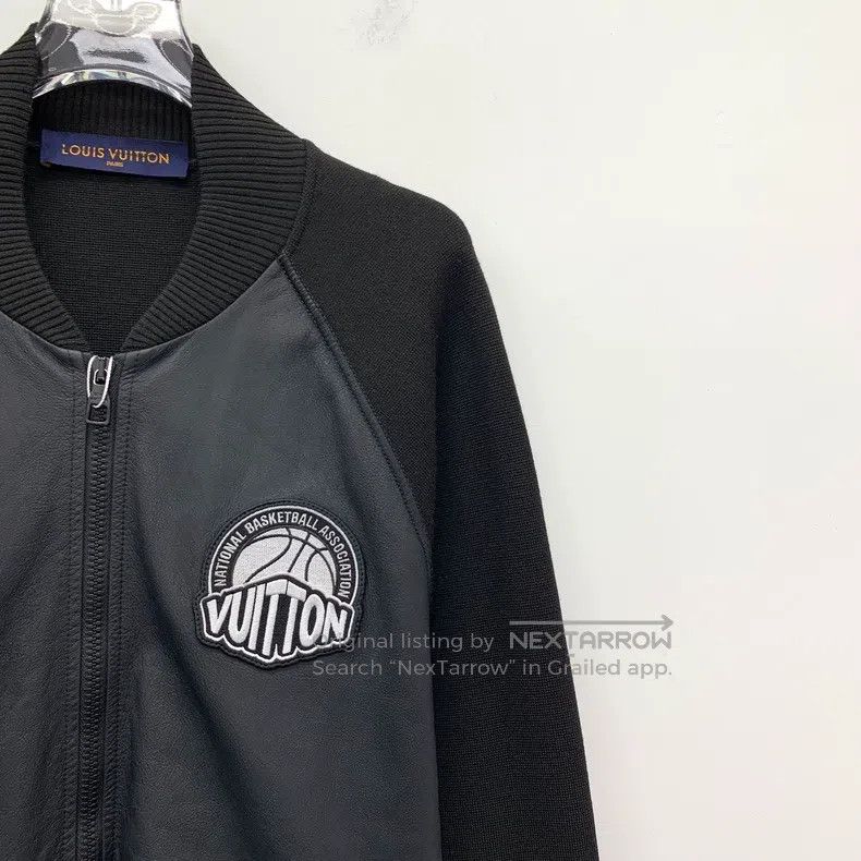 Louis Vuitton Louis Vuitton NBA Co-Branded Black Logo Embroidered Cow Le Size US XL / EU 56 / 4 - 3 Thumbnail